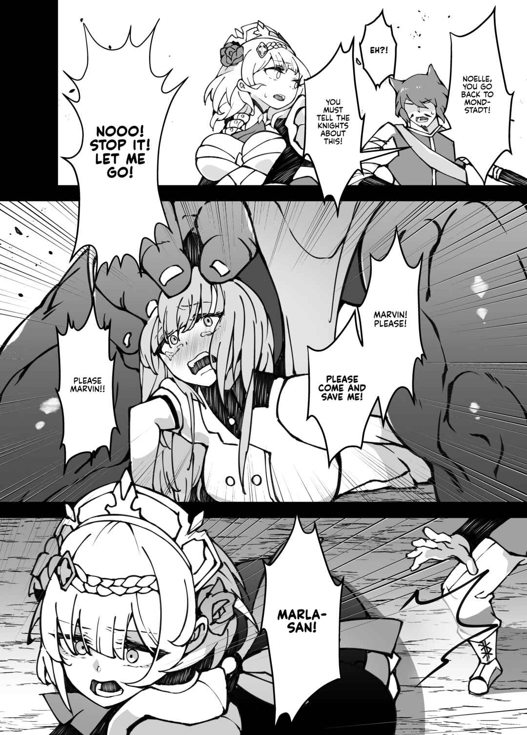 Page 11 Chapter Unknown_c17b Genshin Impact - The Attack of the Hilichurls II ~The Invasions Prelude~ Noelle,Chivalric Blossom that withered~