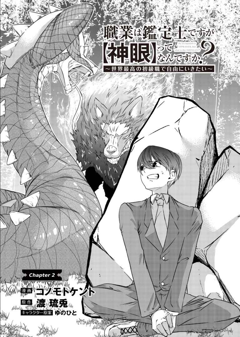 Page 3 Chapter 2 Shokugyou wa Kanteishi Desu ga [Shingan] tte Nandesu ka? ~Sekai Saikou no Shokyuushoku de Jiyuu ni Ikitai~