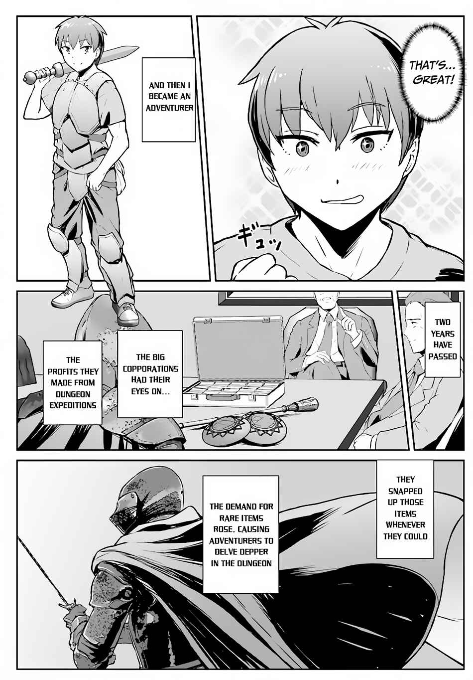 Page 7 Chapter 1 Chuusotsu Tansakusha no Nariagari Eiyuutan ~2-tsu no Saikyou Skill de Dungeon Saisoku Toppa o Mezasu~