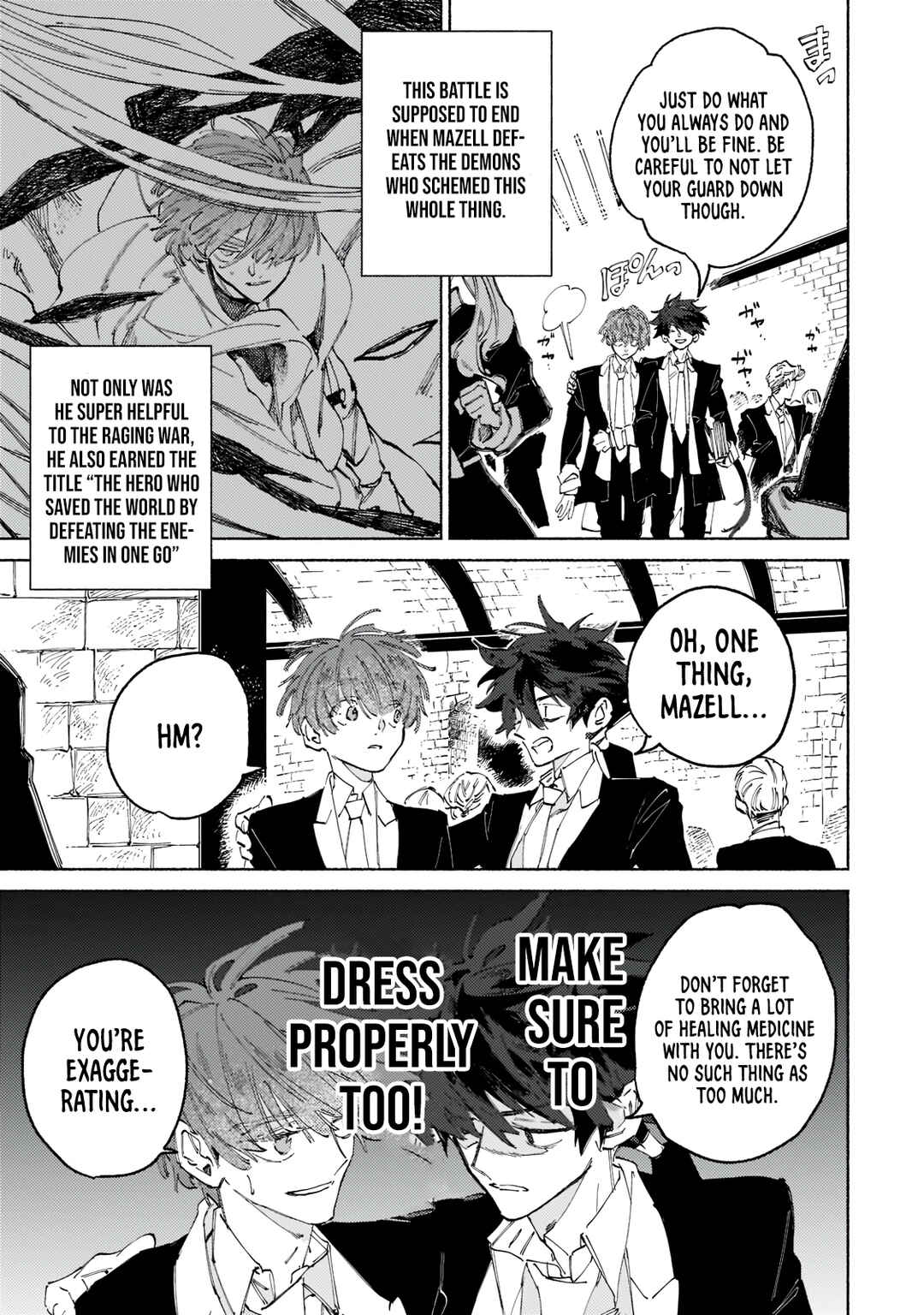 Page 12 Chapter 2.1 Maou to Yuusha no Tatakai no Ura de