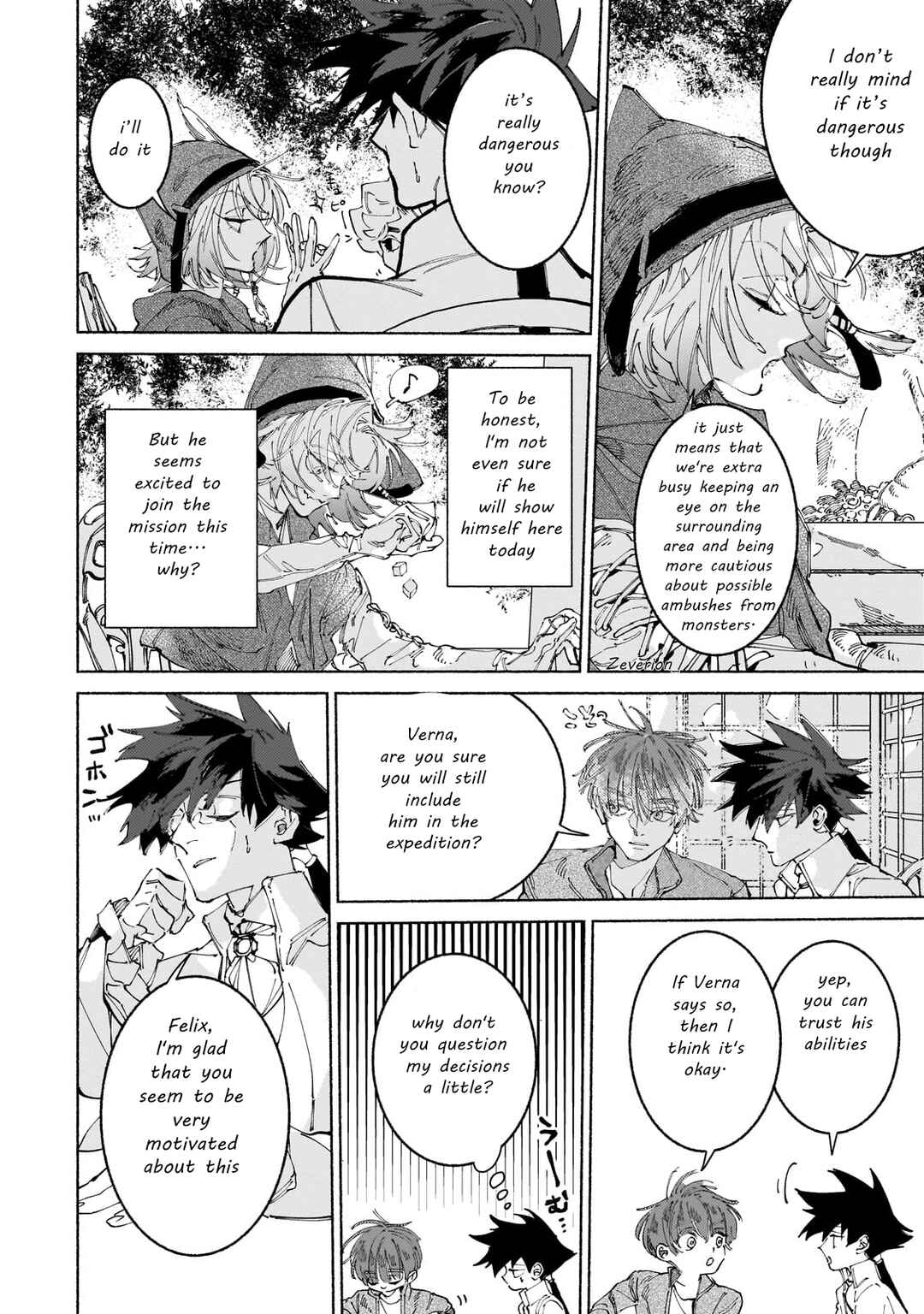 Page 12 Chapter 14 Maou to Yuusha no Tatakai no Ura de