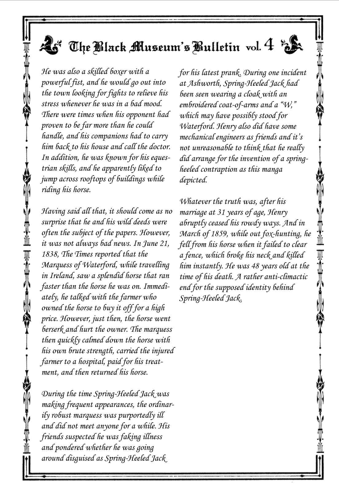 Page 28 Chapter 6 The Black Museum: Springald