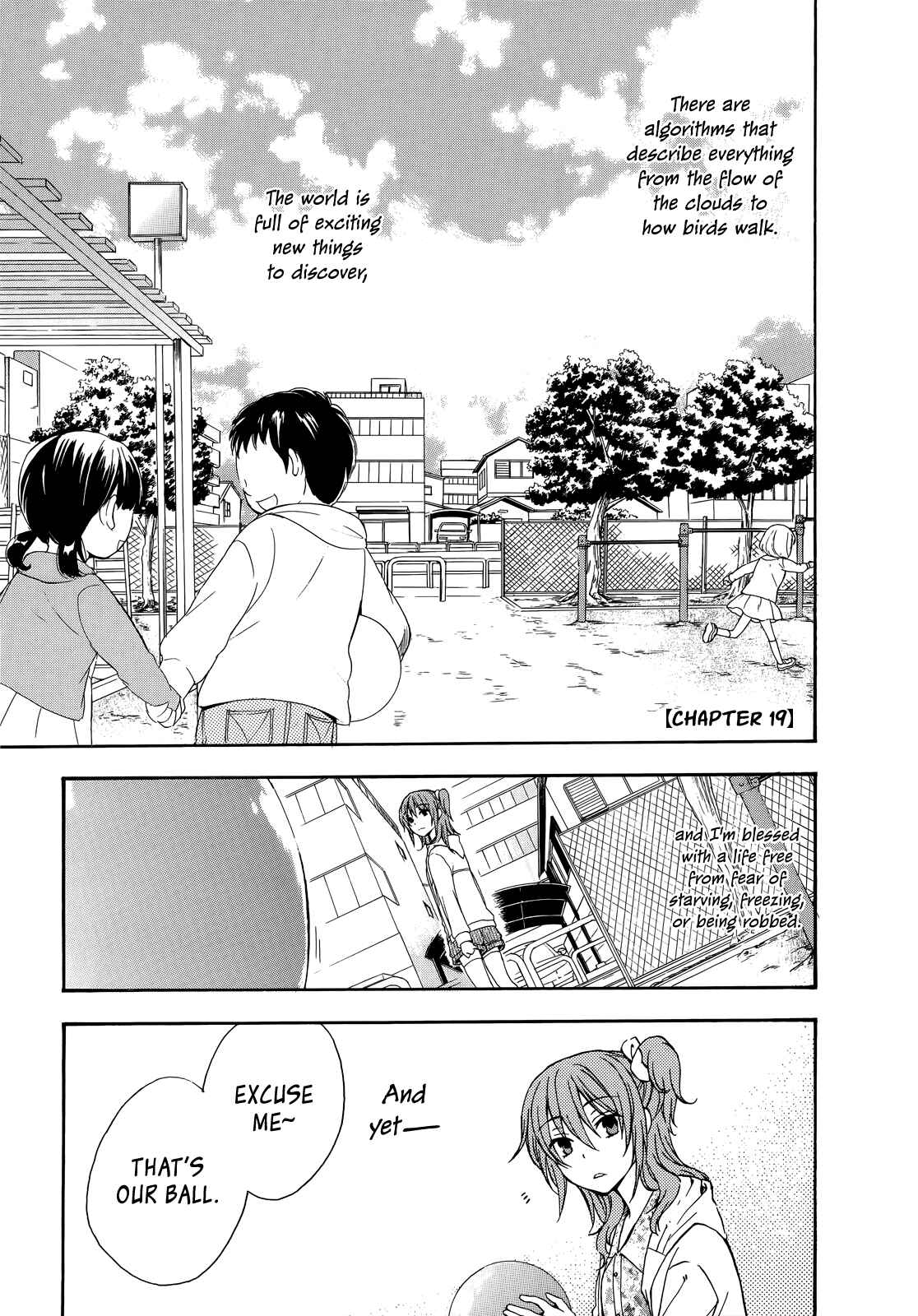 Page 1 Chapter 19 Yasashii Sekai no Tsukurikata
