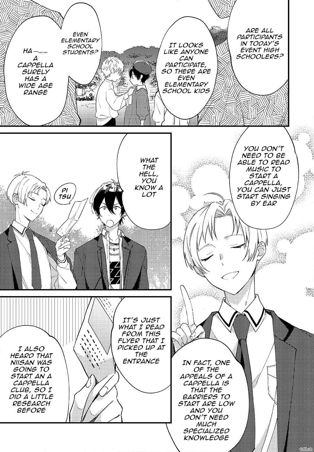 Page 3 Chapter 1 -Aoppella!?- Hajimari no Playlist