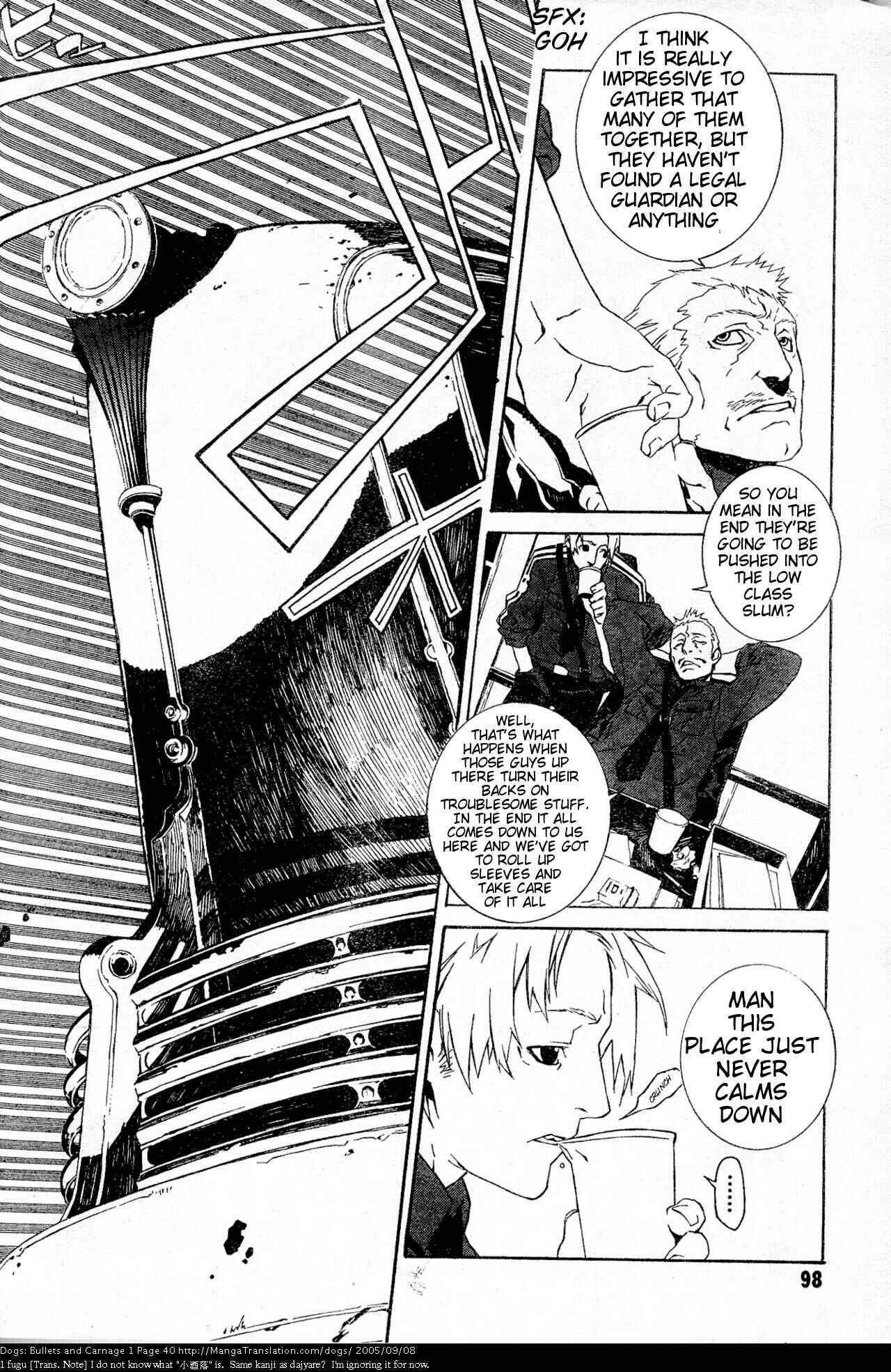 Page 4 Chapter 2 Dogs / Bullets & Carnage