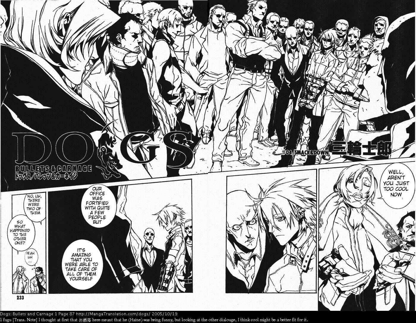 Page 2 Chapter 4 Dogs / Bullets & Carnage