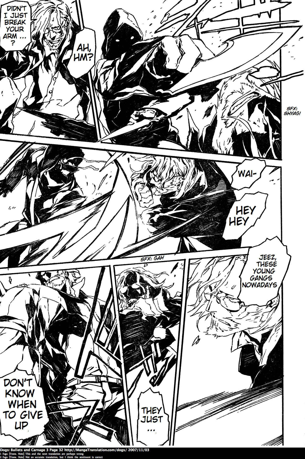 Page 7 Chapter 23 Dogs / Bullets & Carnage