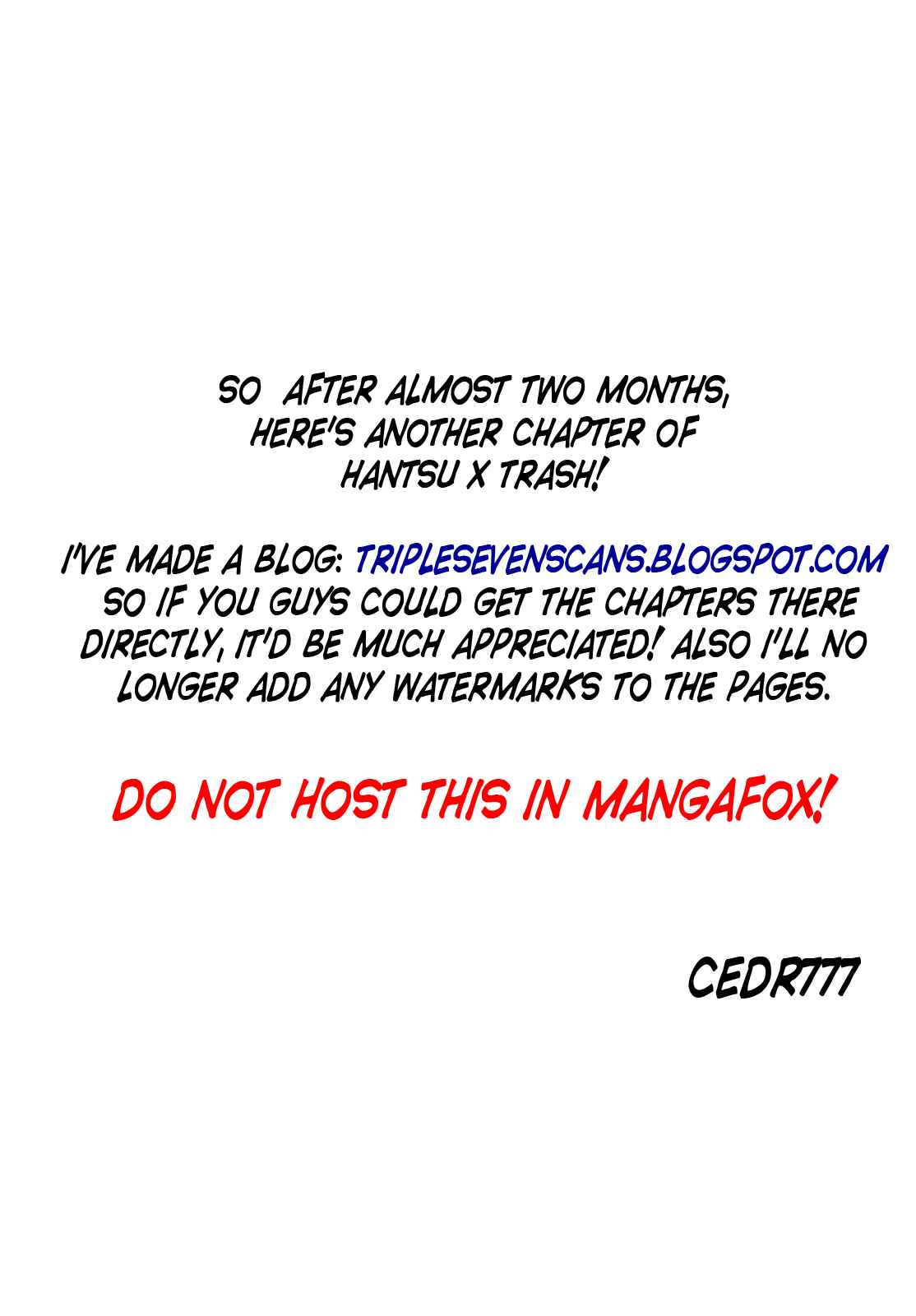 Page 2 Chapter 32 Hantsu x Trash