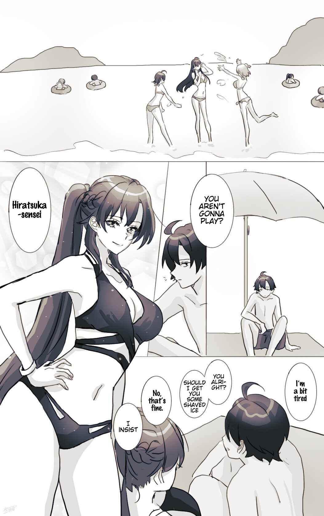Page 1 Chapter 17 Yahari Ore no Seishun Love Come wa Machigatteiru - Hiratsu Kawaii Shizu Kawaii (Doujinshi)