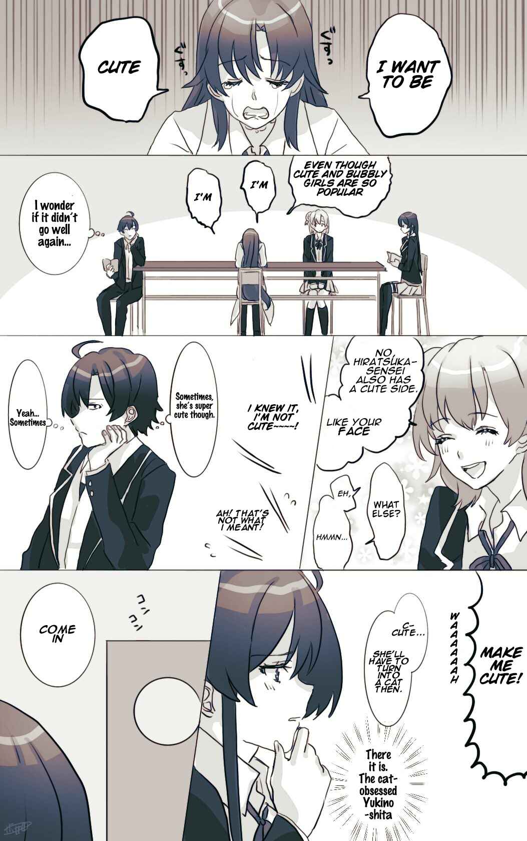Page 1 Chapter 20 Yahari Ore no Seishun Love Come wa Machigatteiru - Hiratsu Kawaii Shizu Kawaii (Doujinshi)