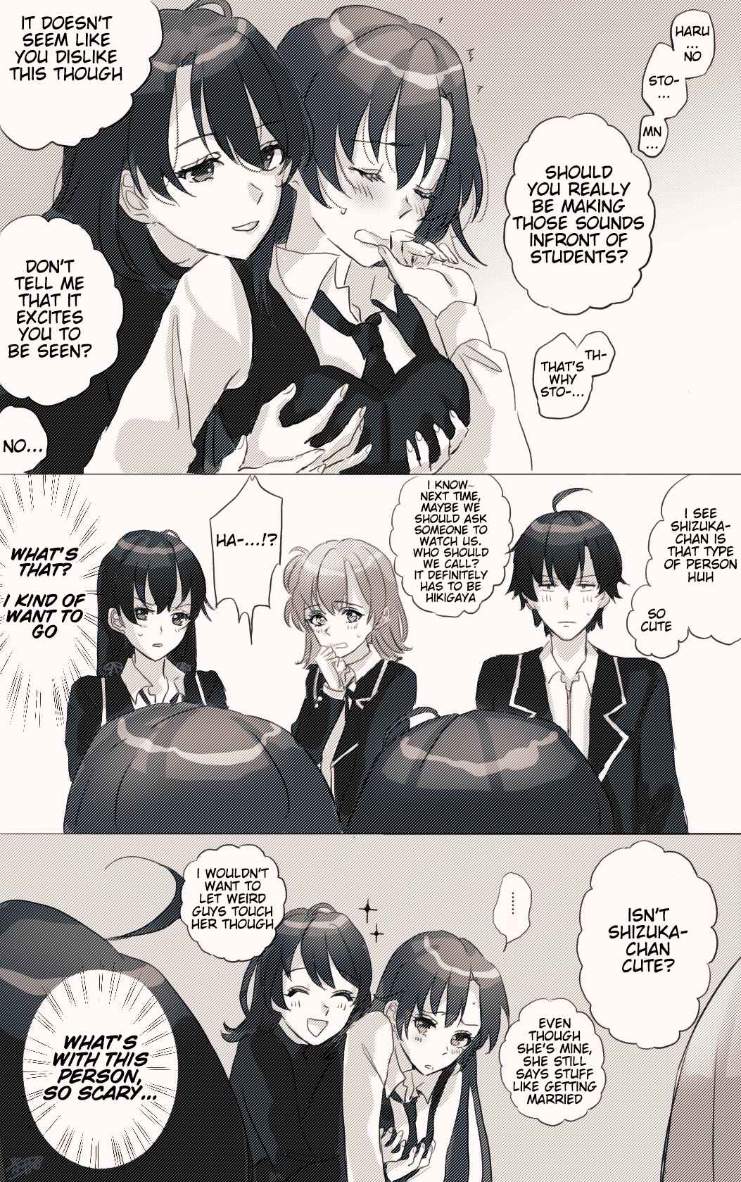 Page 3 Chapter 11 Yahari Ore no Seishun Love Come wa Machigatteiru - Hiratsu Kawaii Shizu Kawaii (Doujinshi)