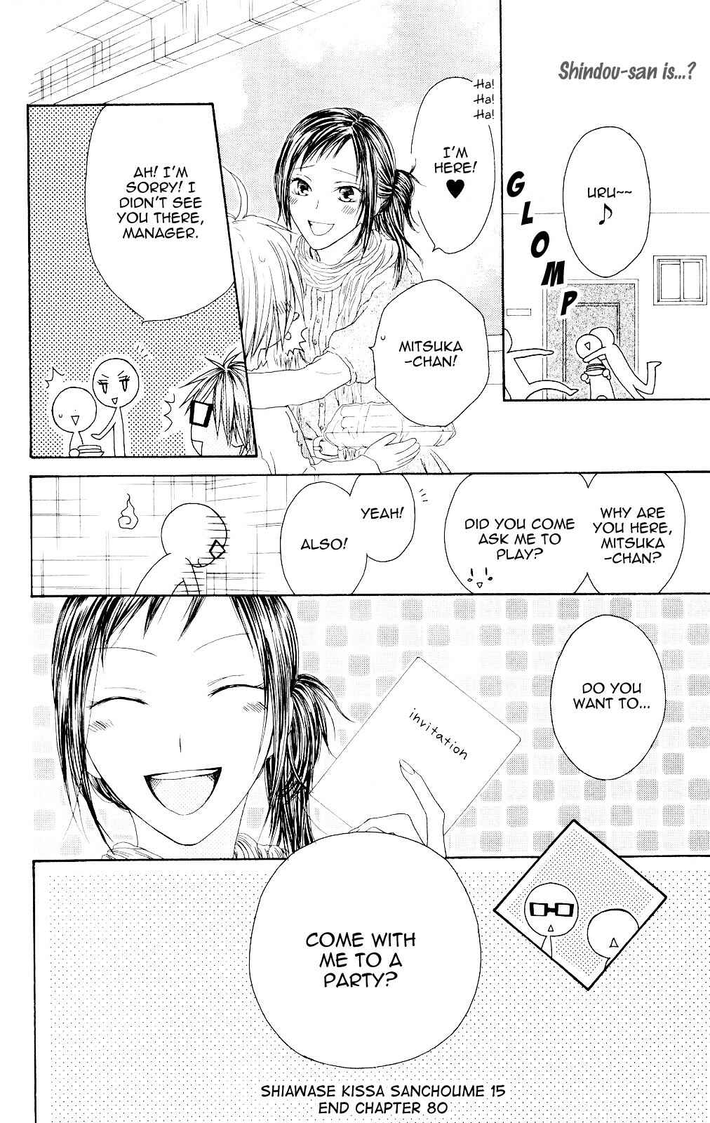 Page 30 Chapter 80 Shiawase Kissa Sanchoume