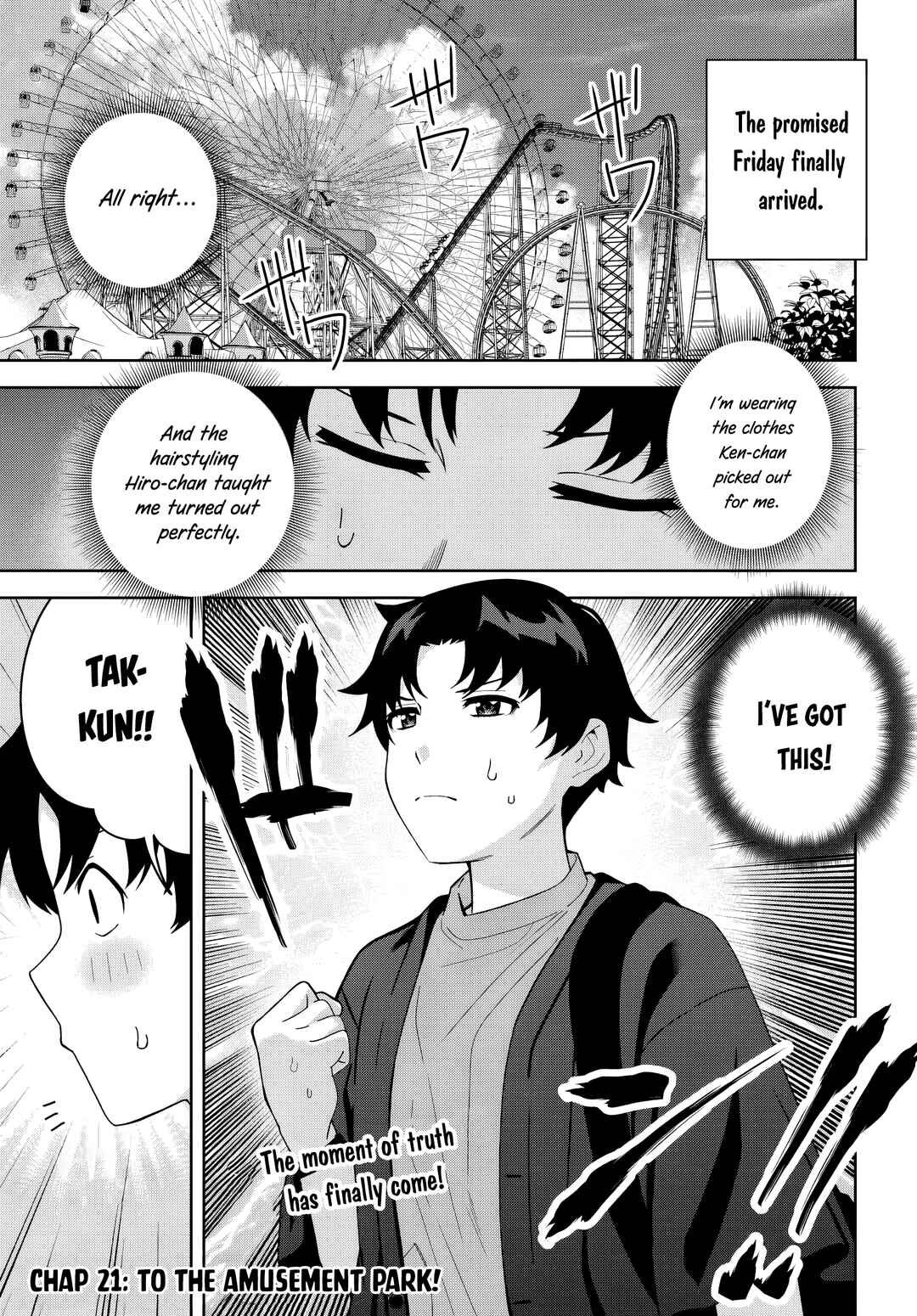 Page 1 Chapter 21 Classmate no Moto Idol ga, Tonikaku Kyodou Fushin Nan desu