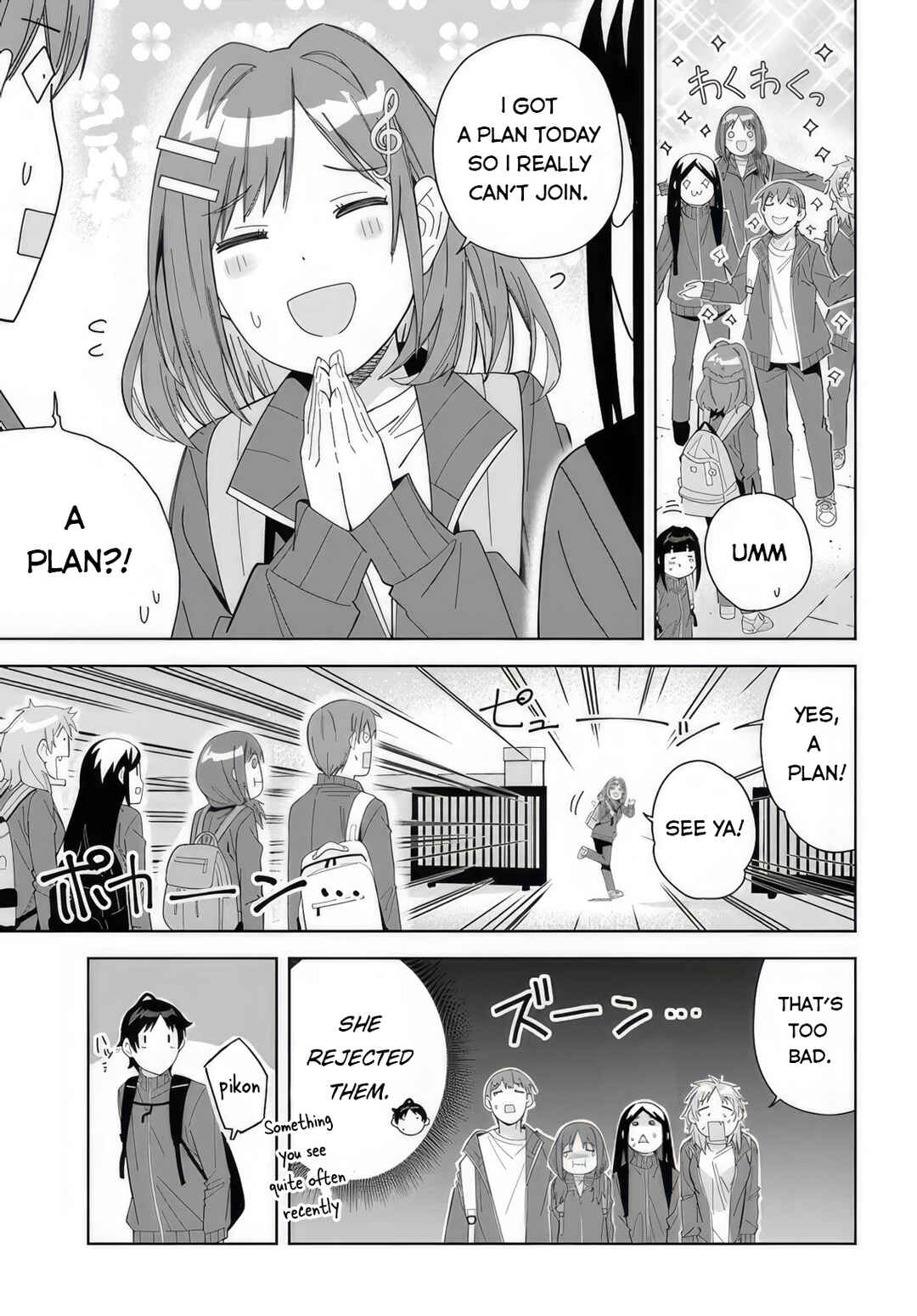 Page 3 Chapter 5 Classmate no Moto Idol ga, Tonikaku Kyodou Fushin Nan desu
