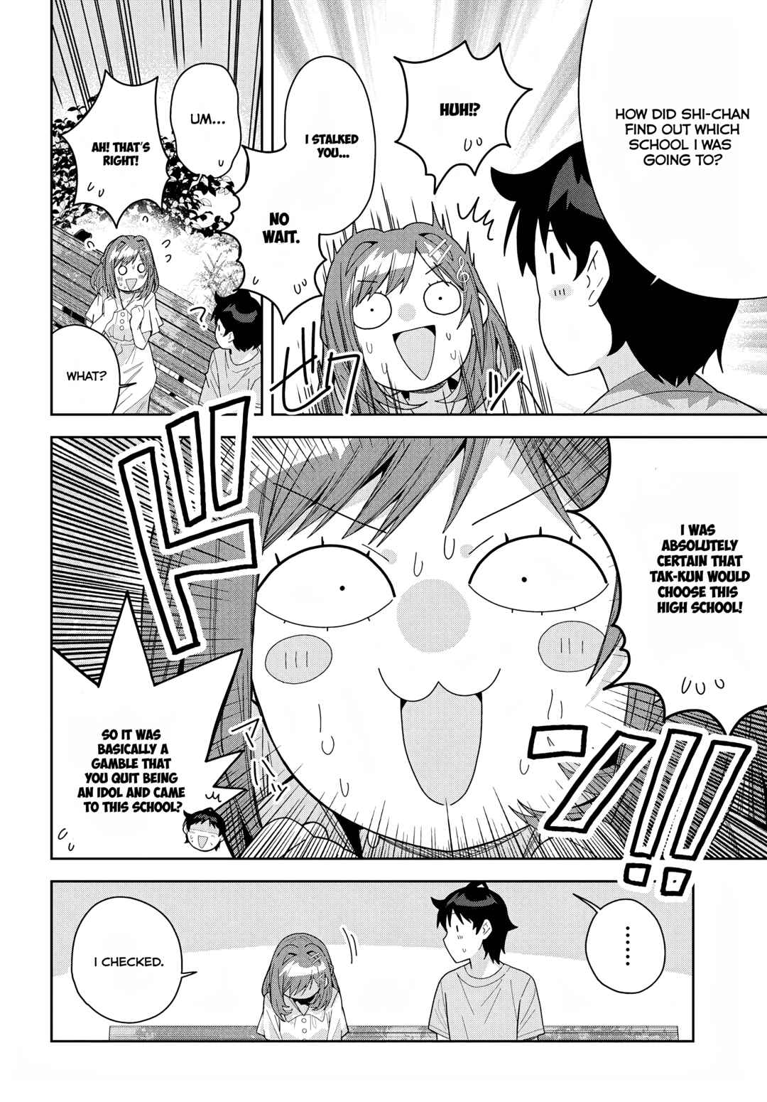 Page 14 Chapter 15 Classmate no Moto Idol ga, Tonikaku Kyodou Fushin Nan desu