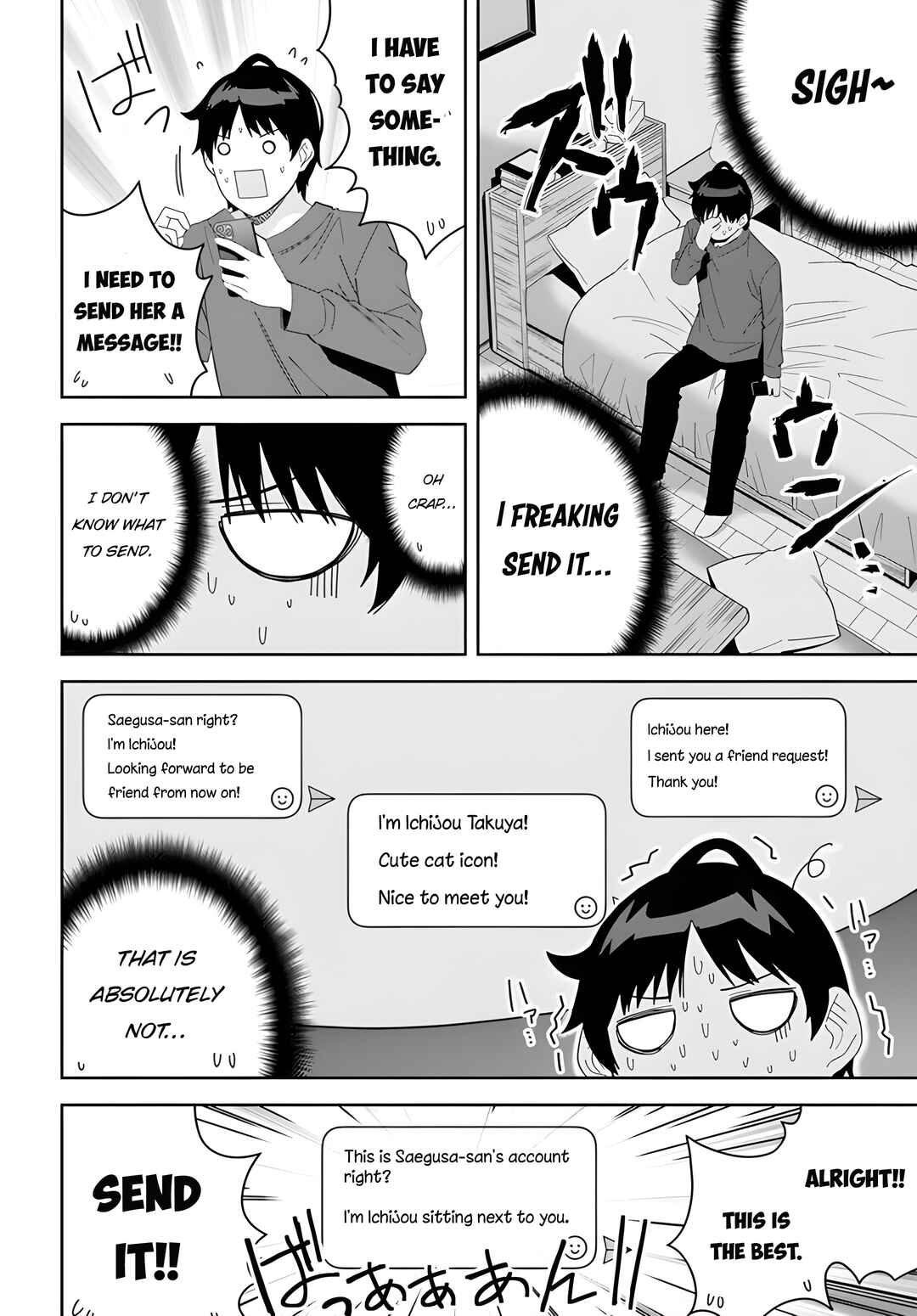 Page 14 Chapter 3 Classmate no Moto Idol ga, Tonikaku Kyodou Fushin Nan desu