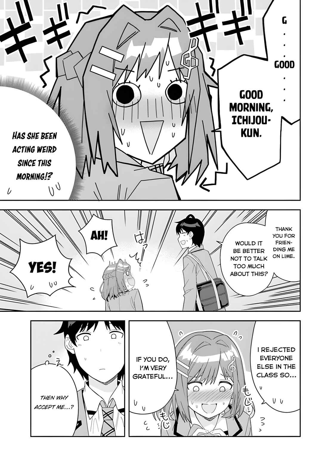Page 19 Chapter 3 Classmate no Moto Idol ga, Tonikaku Kyodou Fushin Nan desu