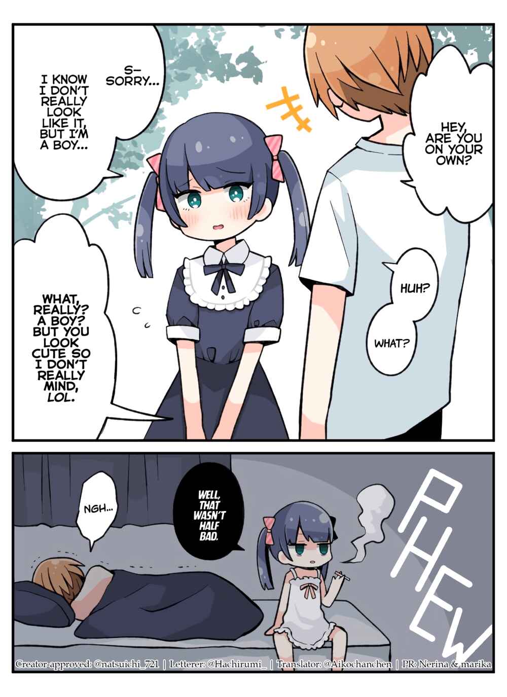 Page 1 Chapter Unknown_cf36 The Crossdressing Boy Who Got Hit On