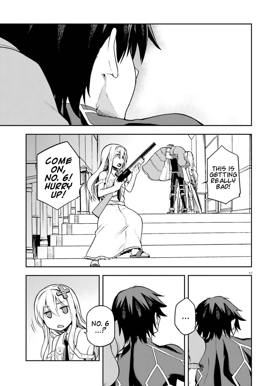 Page 13 Chapter 14 Sentouin, Hakenshimasu!