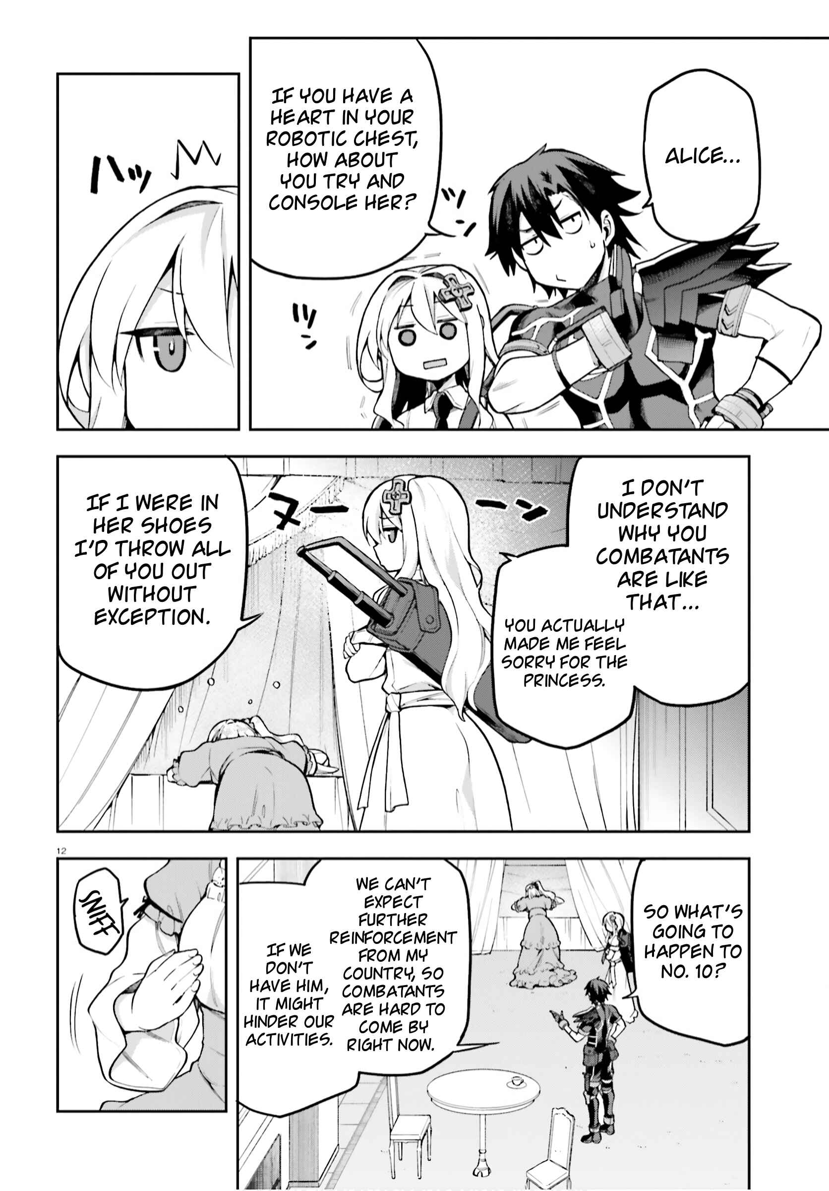 Page 12 Chapter 34 Sentouin, Hakenshimasu!