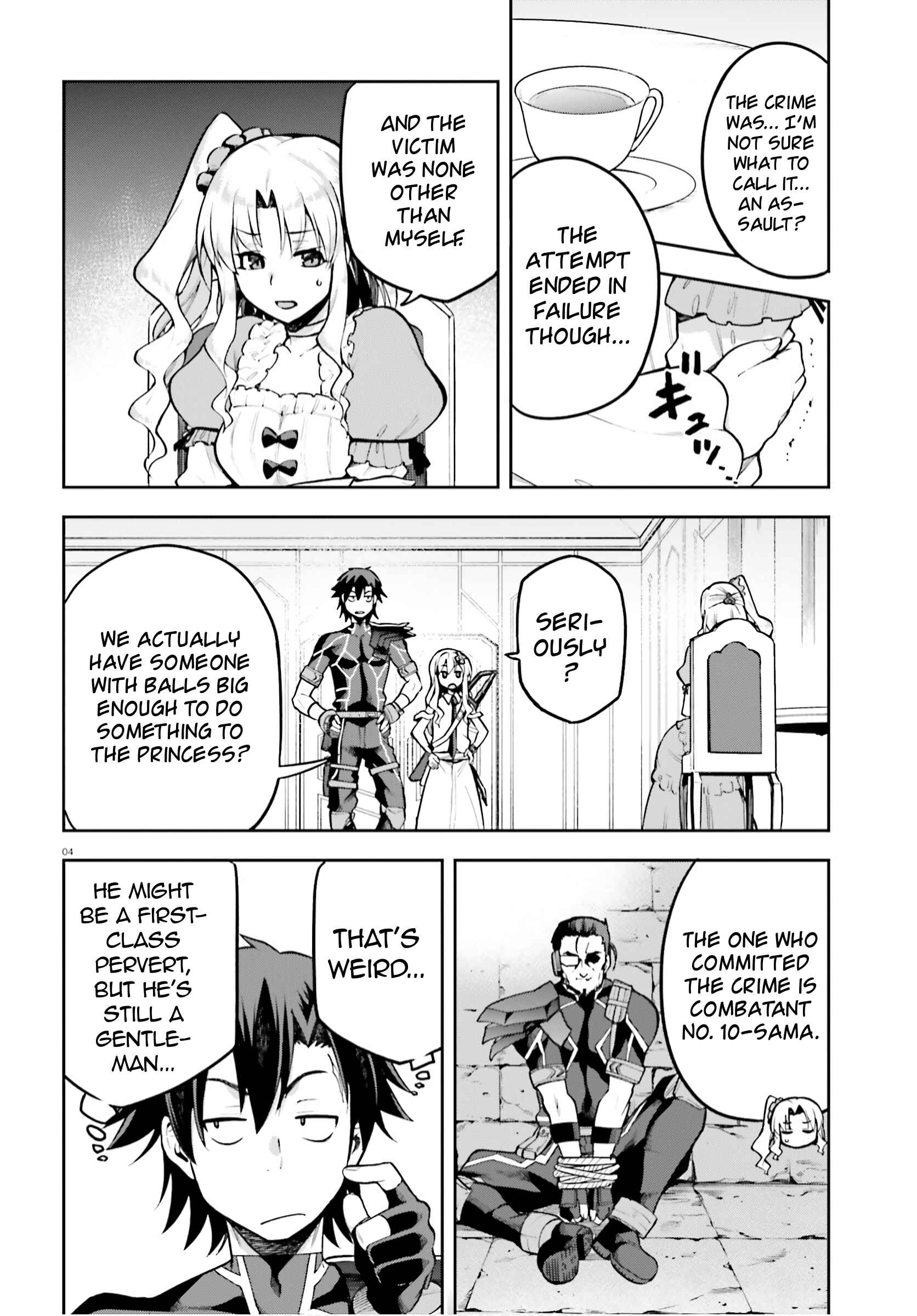 Page 4 Chapter 34 Sentouin, Hakenshimasu!