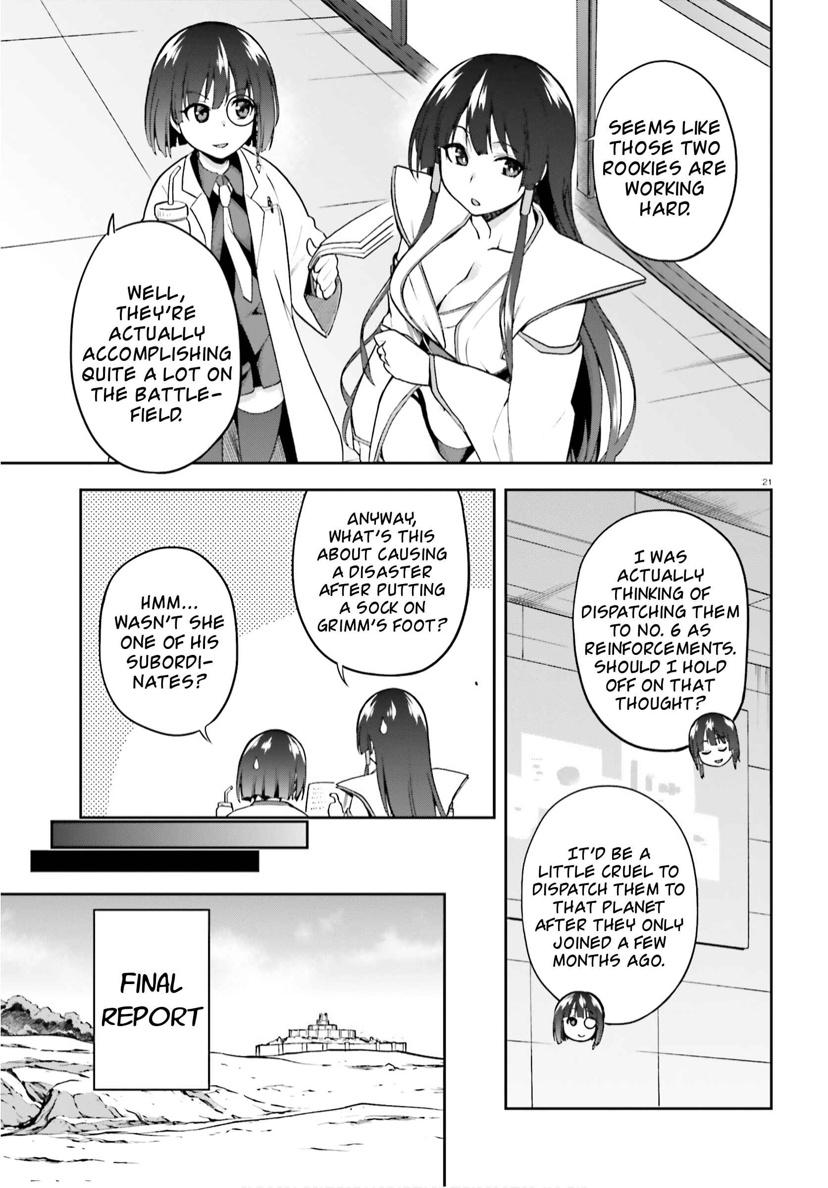 Page 21 Chapter 27 Sentouin, Hakenshimasu!