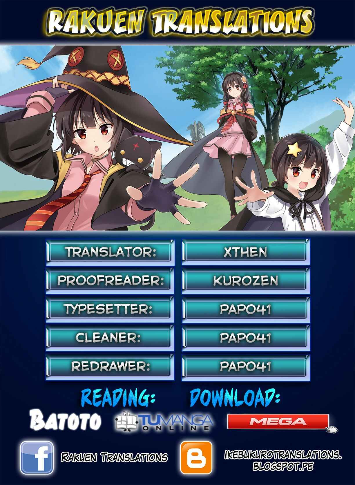 Page 1 Chapter 2 Kono Subarashii Sekai ni Bakuen wo!