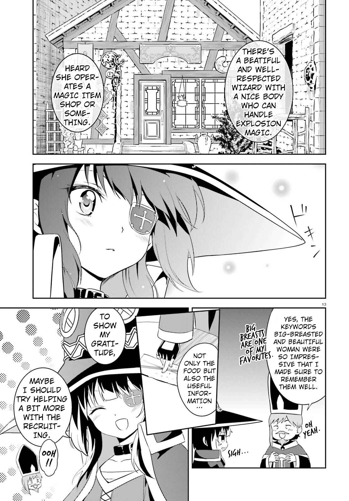 Page 13 Chapter 10 Kono Subarashii Sekai ni Bakuen wo!