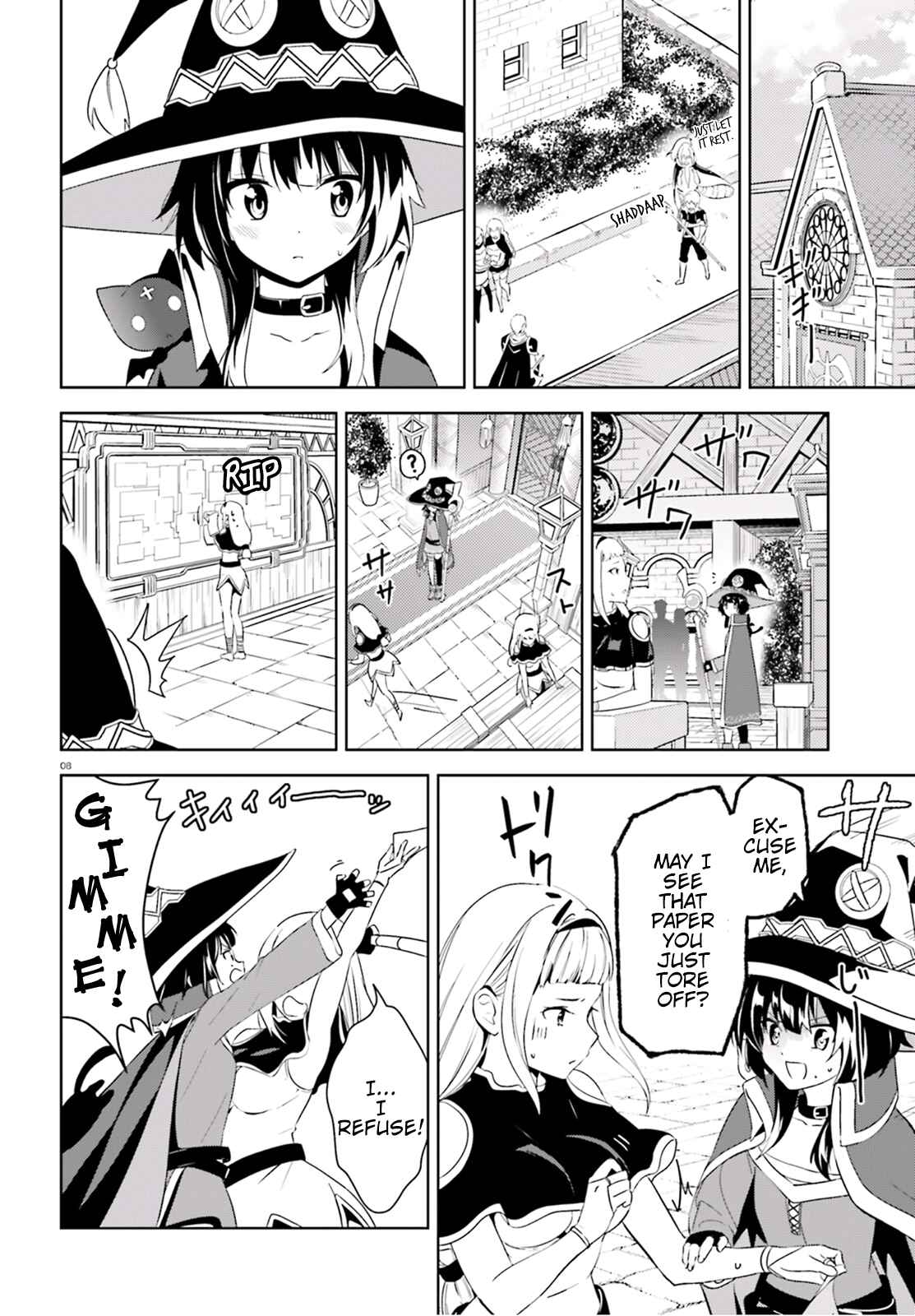 Page 8 Chapter 16 Kono Subarashii Sekai ni Bakuen wo!