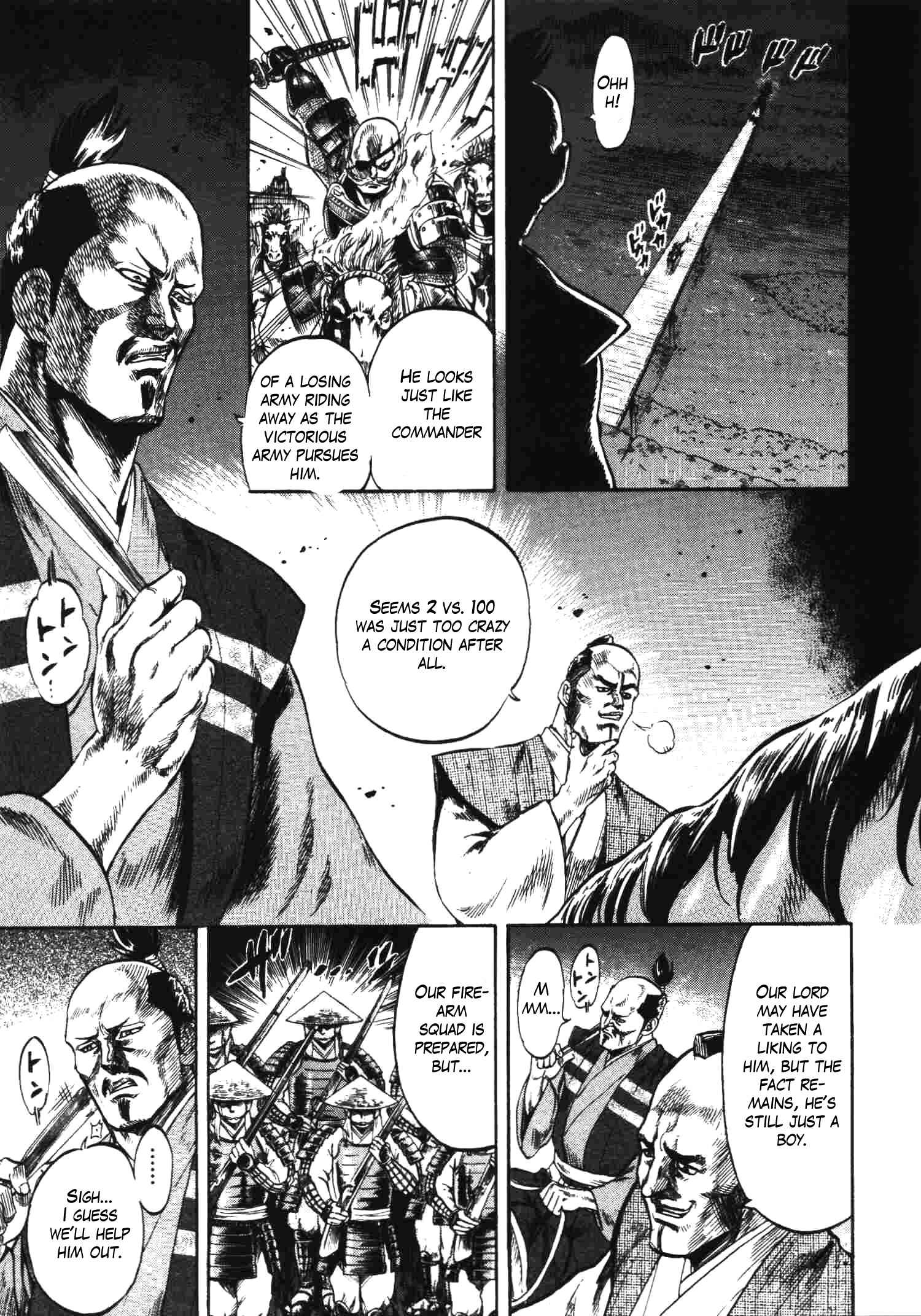 Page 9 Chapter 10 Gifuu Doudou!! Naoe Kanetsugu - Maeda Keiji Tsukigatari