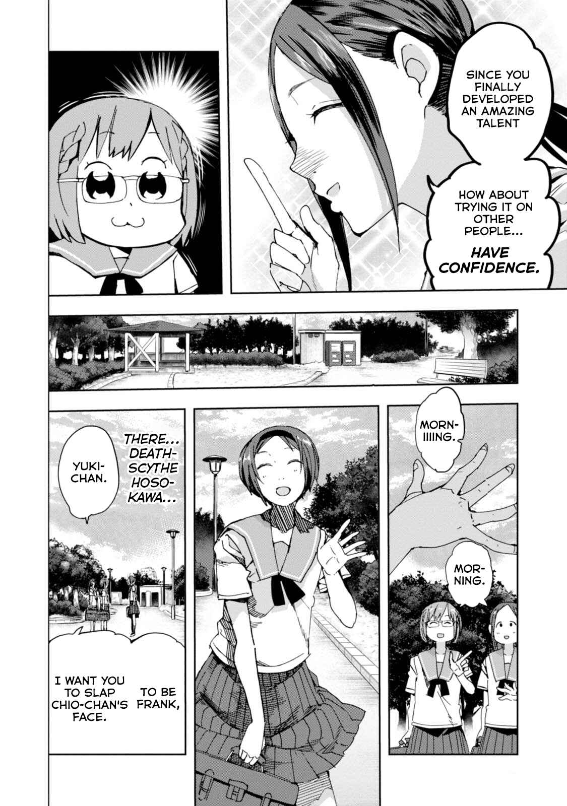 Page 12 Chapter 32 Chio-chan no Tsuugakuro