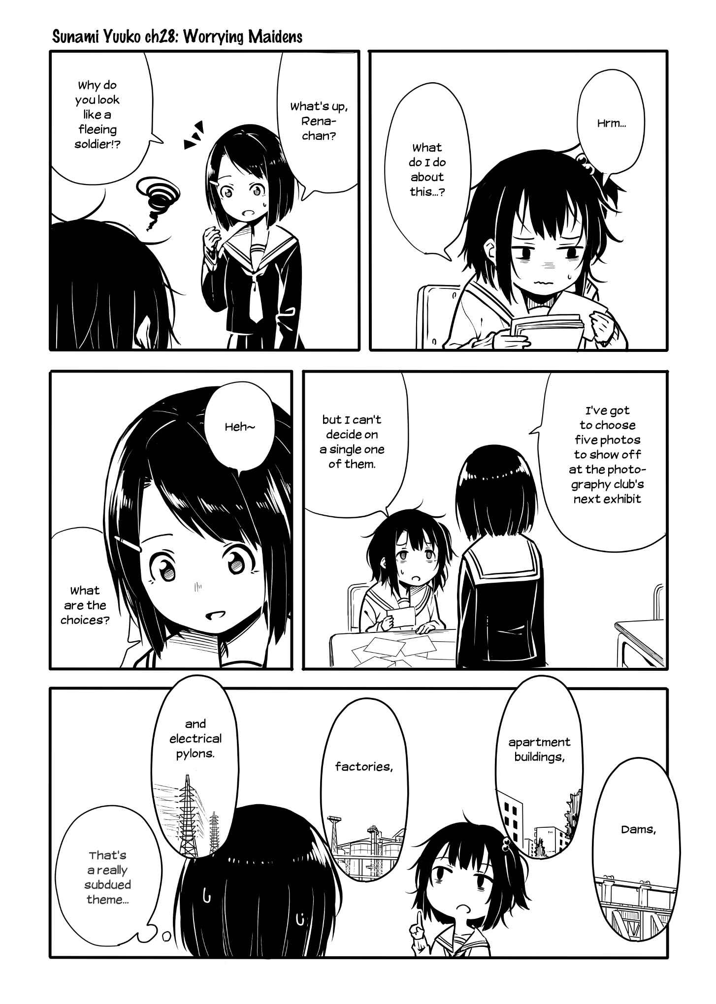 Page 1 Chapter 28 Sunami Yuuko to Yuri na Hitobito