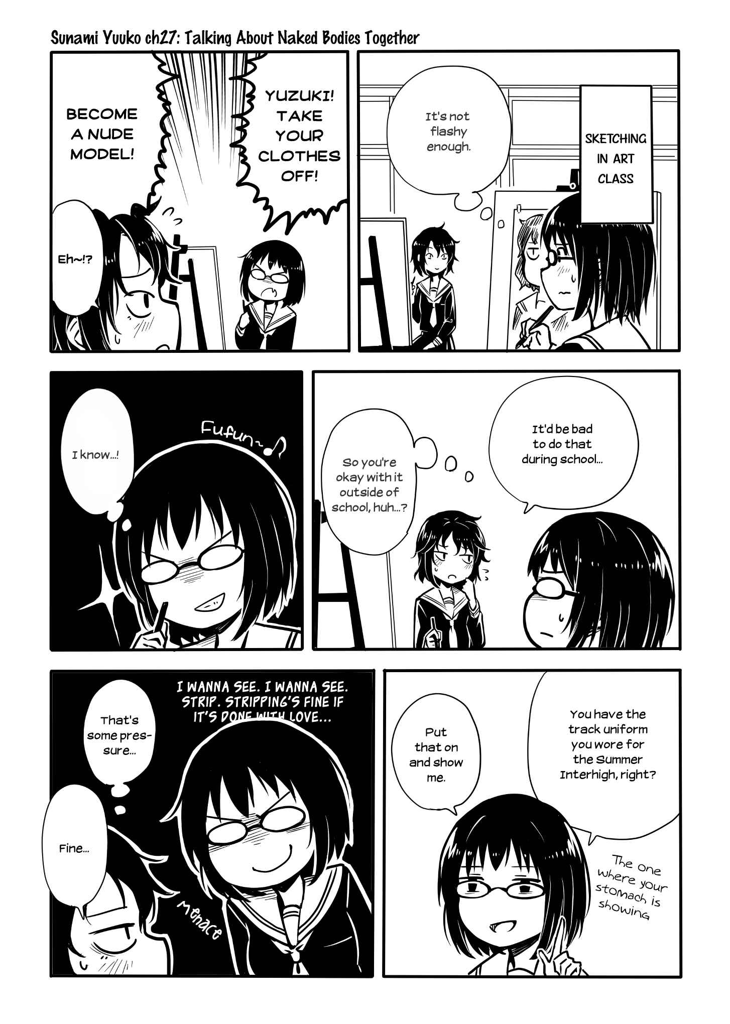 Page 1 Chapter 27 Sunami Yuuko to Yuri na Hitobito