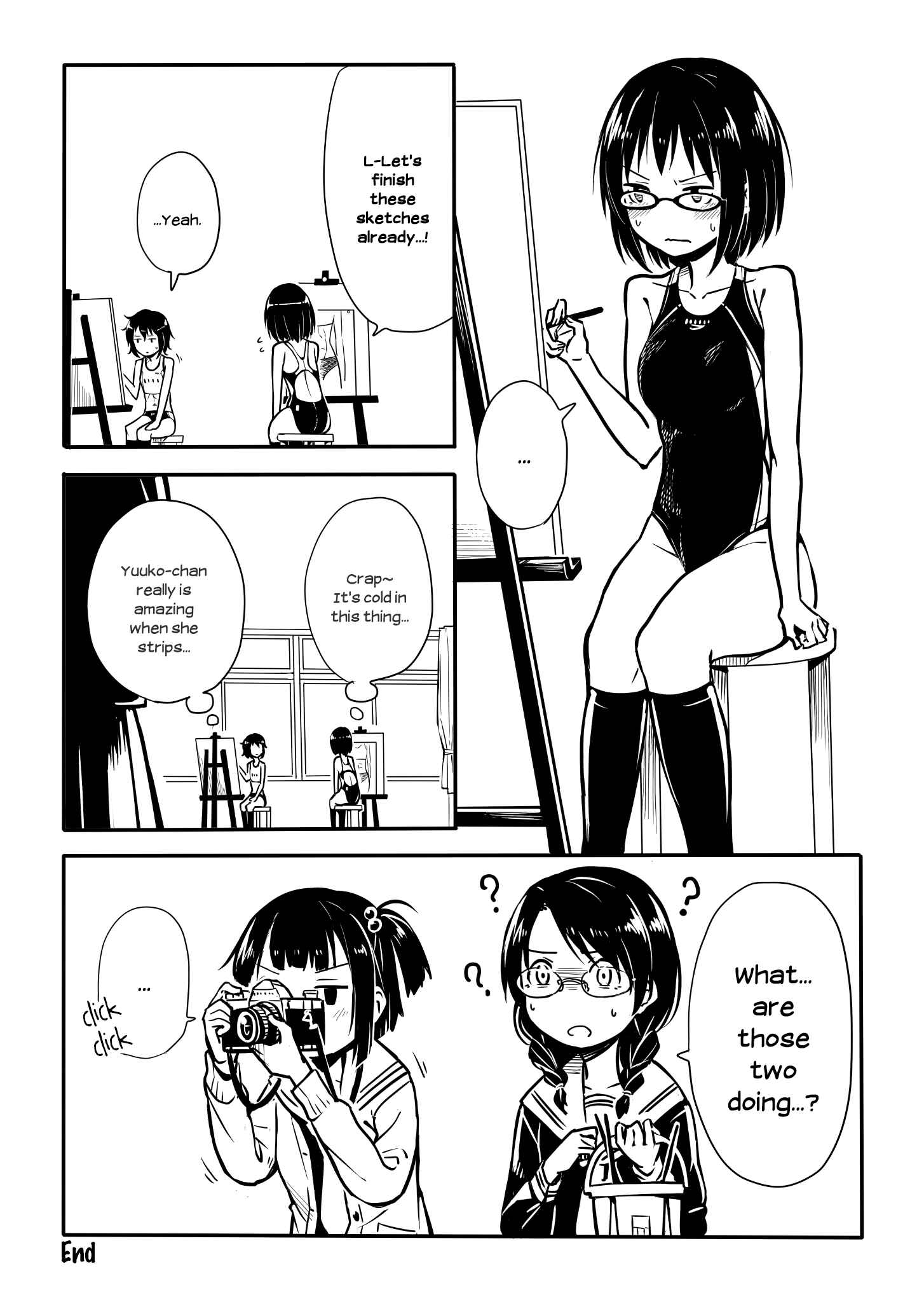 Page 4 Chapter 27 Sunami Yuuko to Yuri na Hitobito