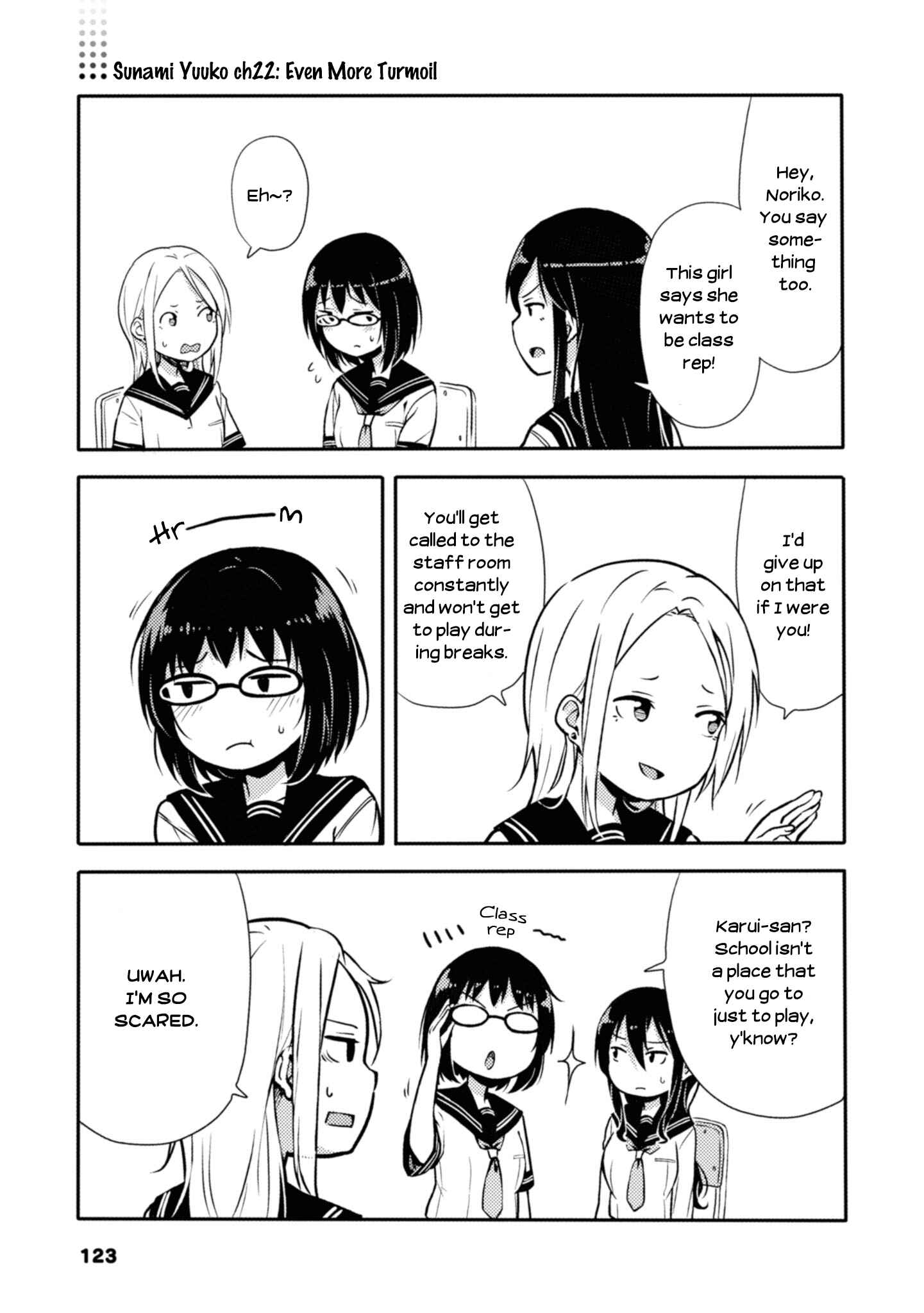 Page 1 Chapter 22 Sunami Yuuko to Yuri na Hitobito