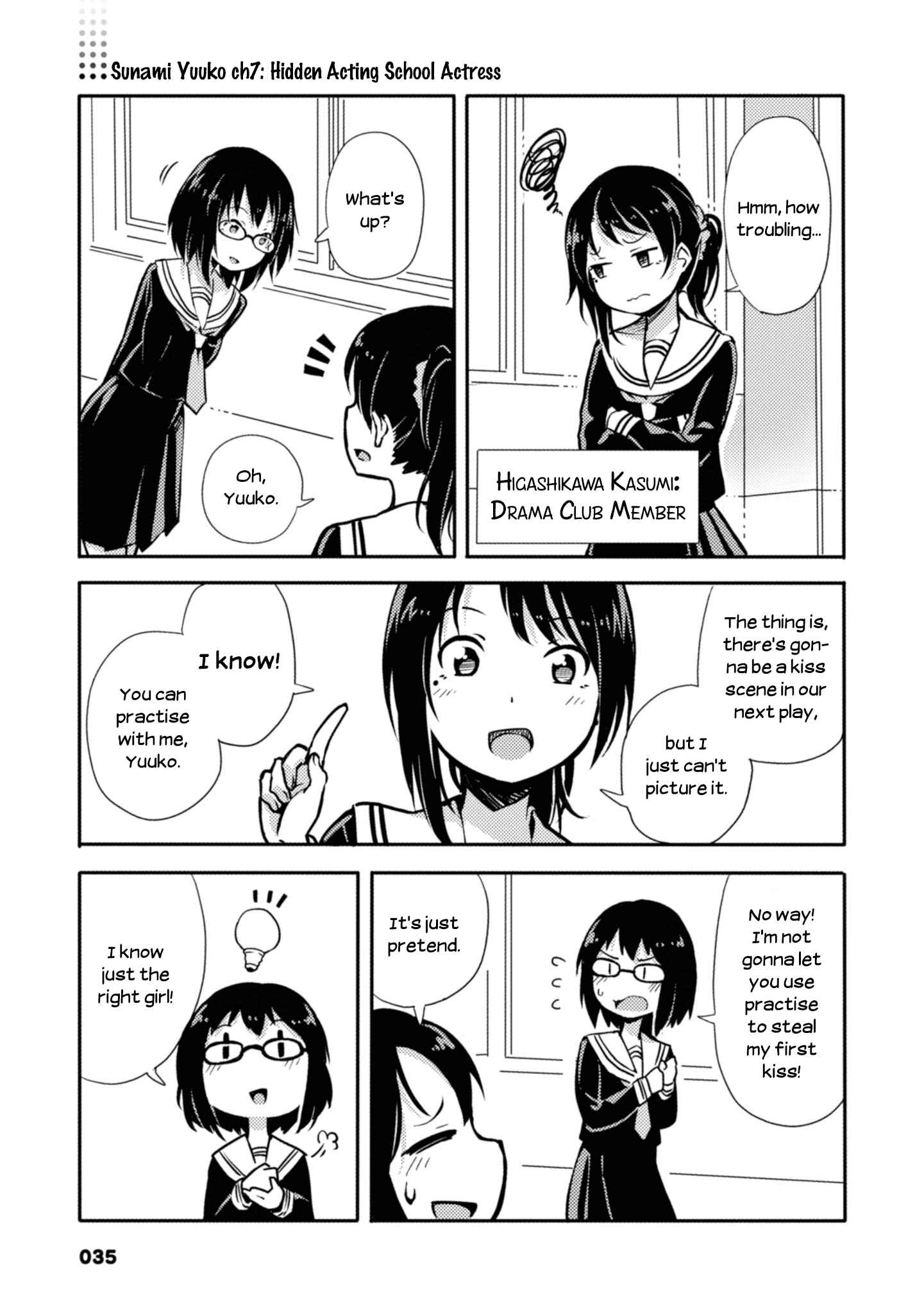 Page 1 Chapter 7 Sunami Yuuko to Yuri na Hitobito