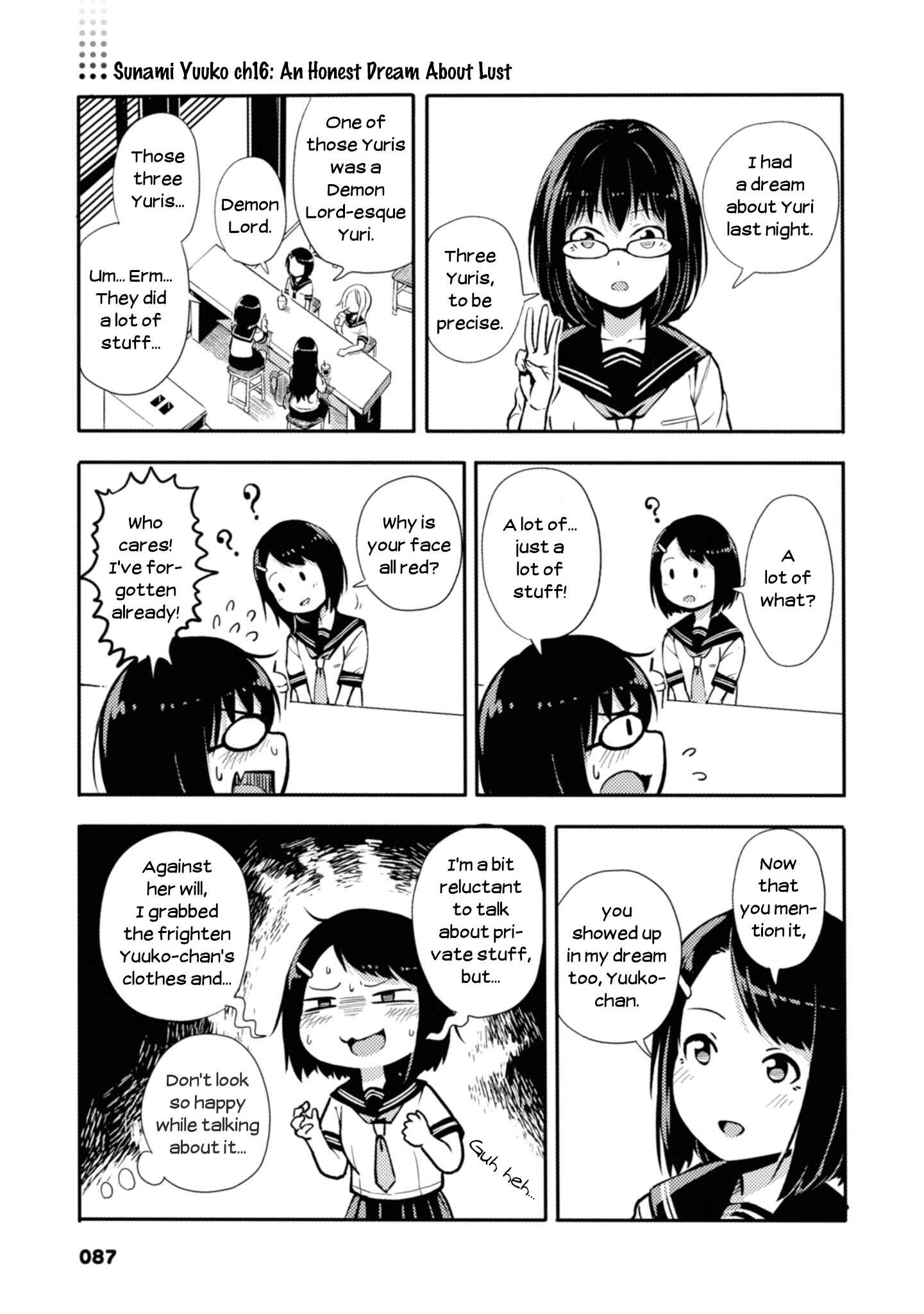 Page 1 Chapter 16 Sunami Yuuko to Yuri na Hitobito