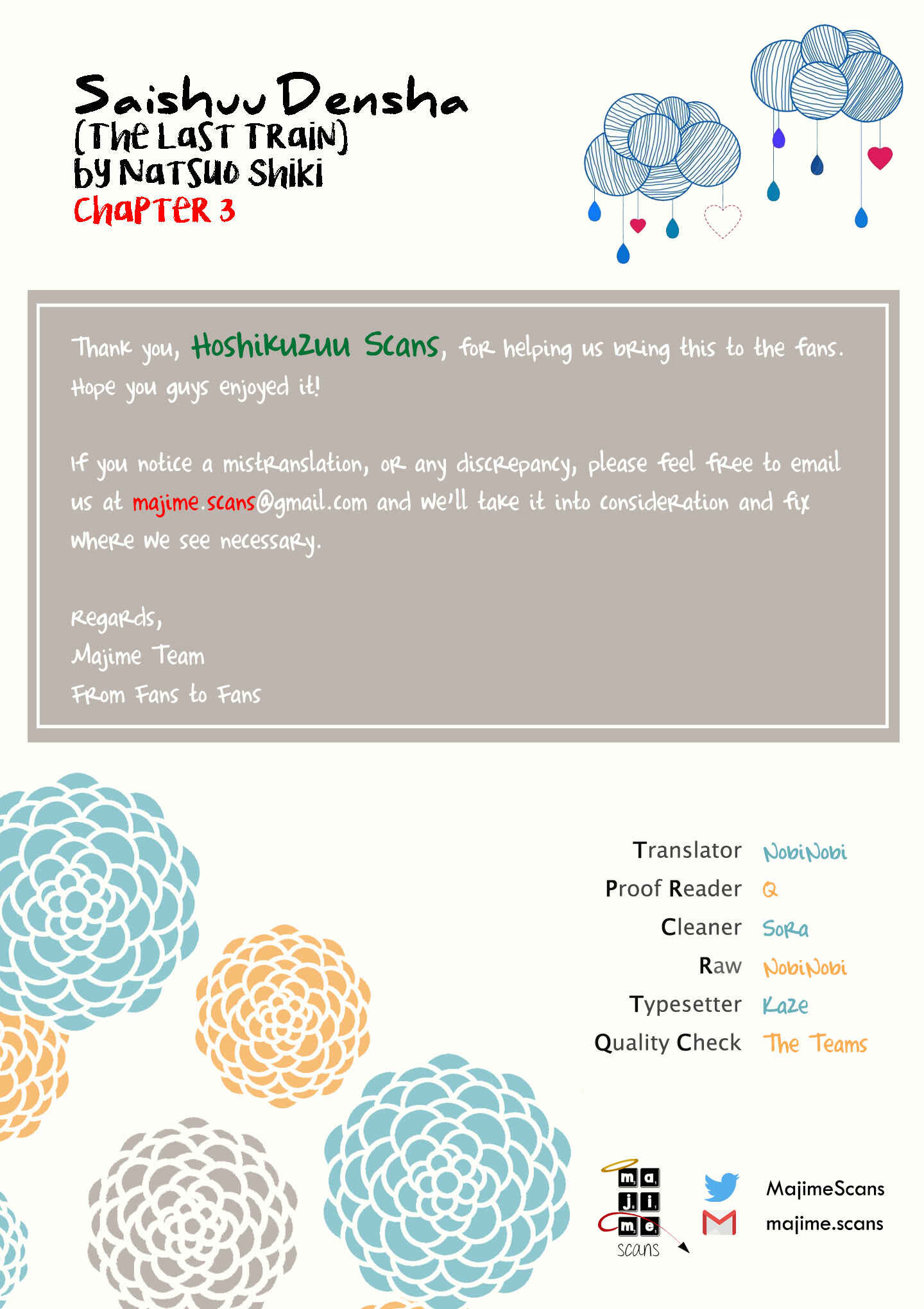 Page 1 Chapter 3 Saishuu Densha