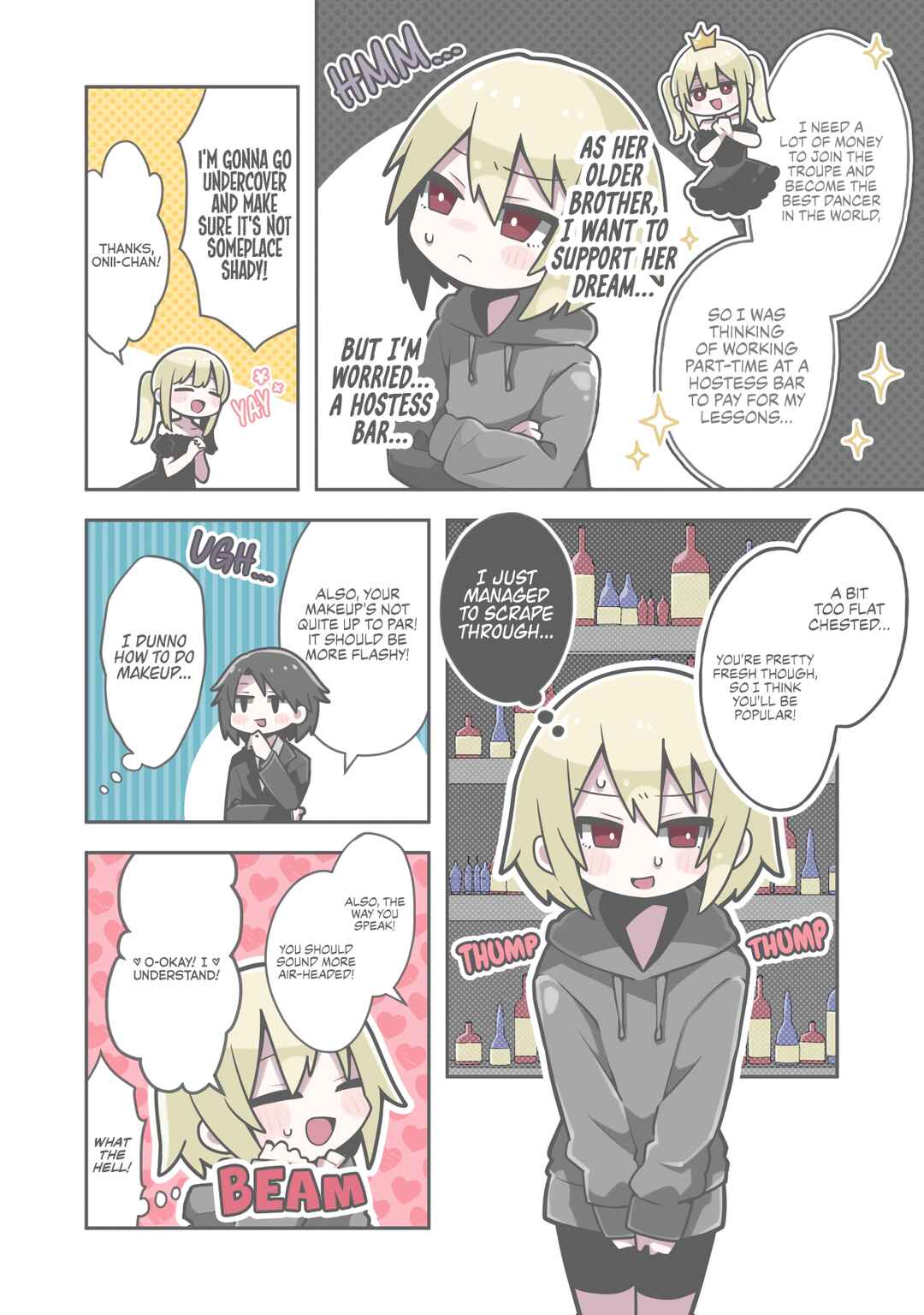 Page 1 Chapter Unknown_ddc8 A Story About A Brother Who Crossdressed and Worked Part-Time For His Little Sister