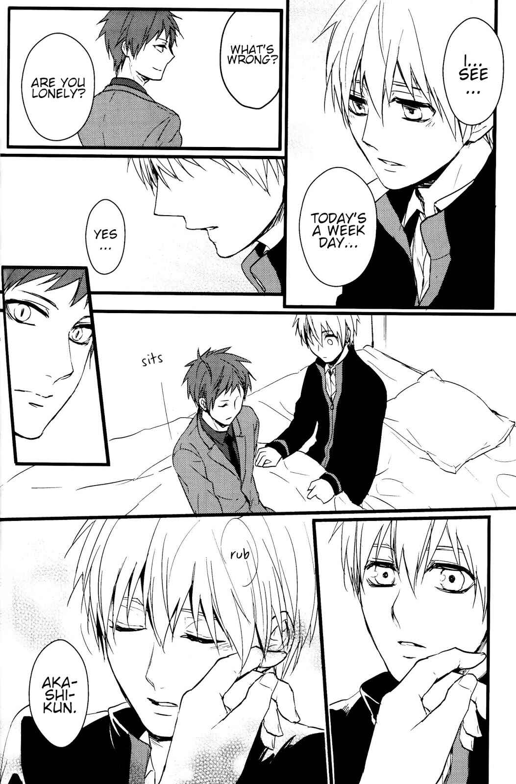 Page 12 Chapter Unknown_812f Kuroko no Basuke - Amaeta Gari Biyori (Doujinshi)