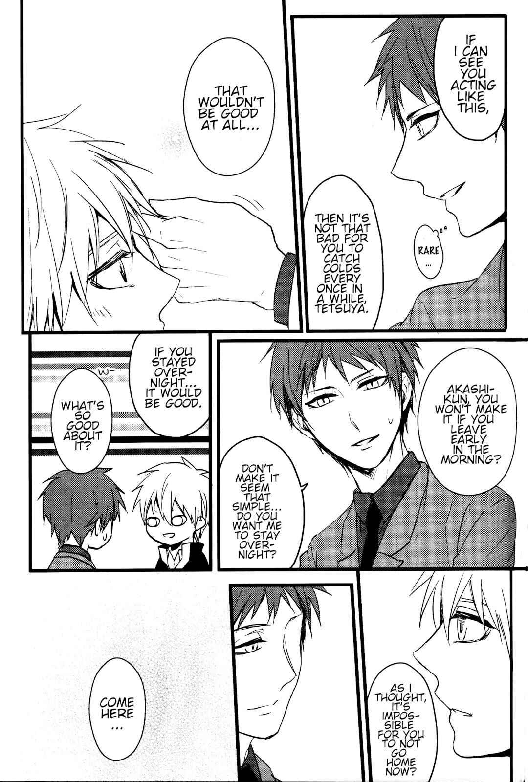Page 13 Chapter Unknown_812f Kuroko no Basuke - Amaeta Gari Biyori (Doujinshi)