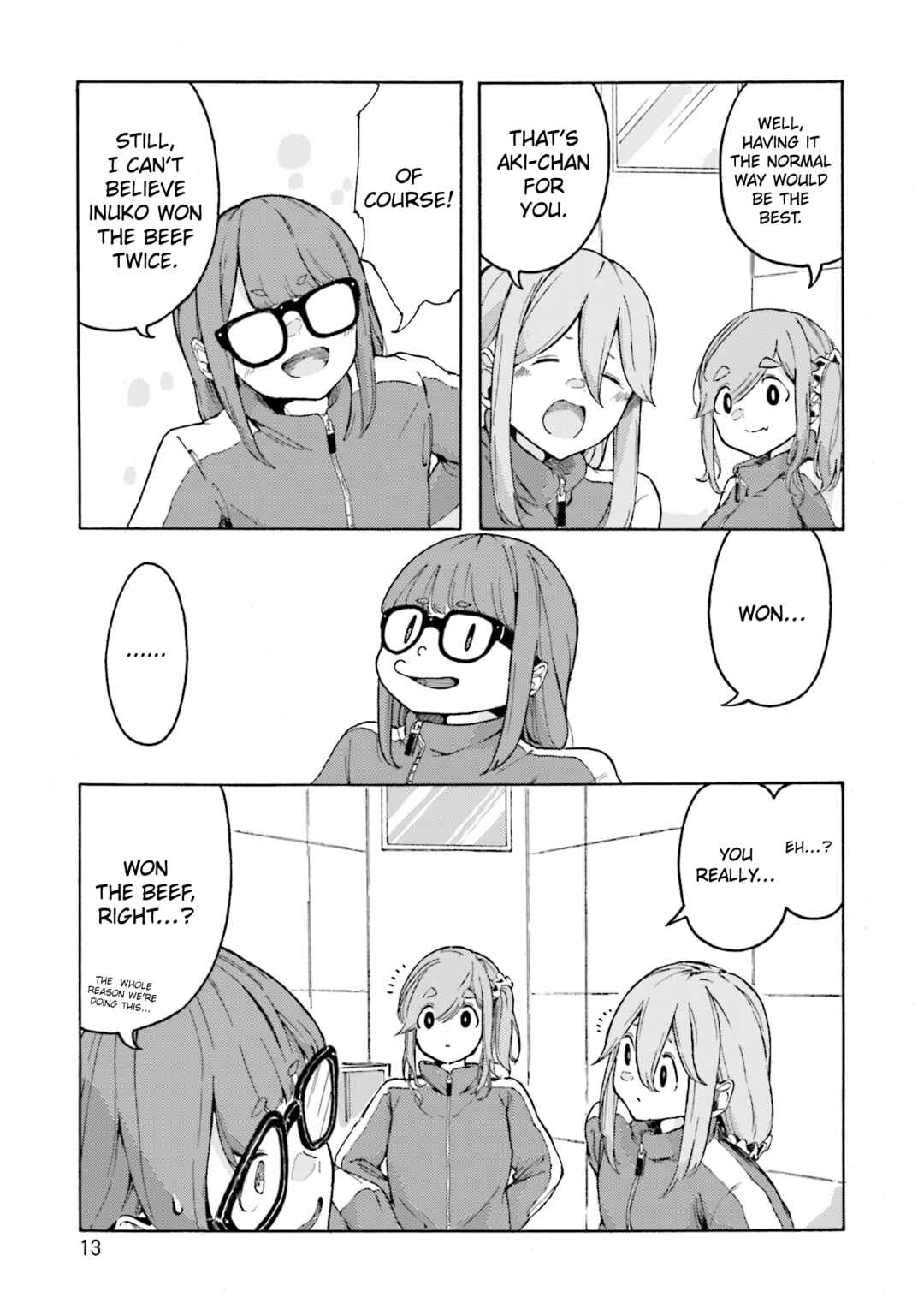 Page 11 Chapter 17 Yuru Camp △ Anthology Comic