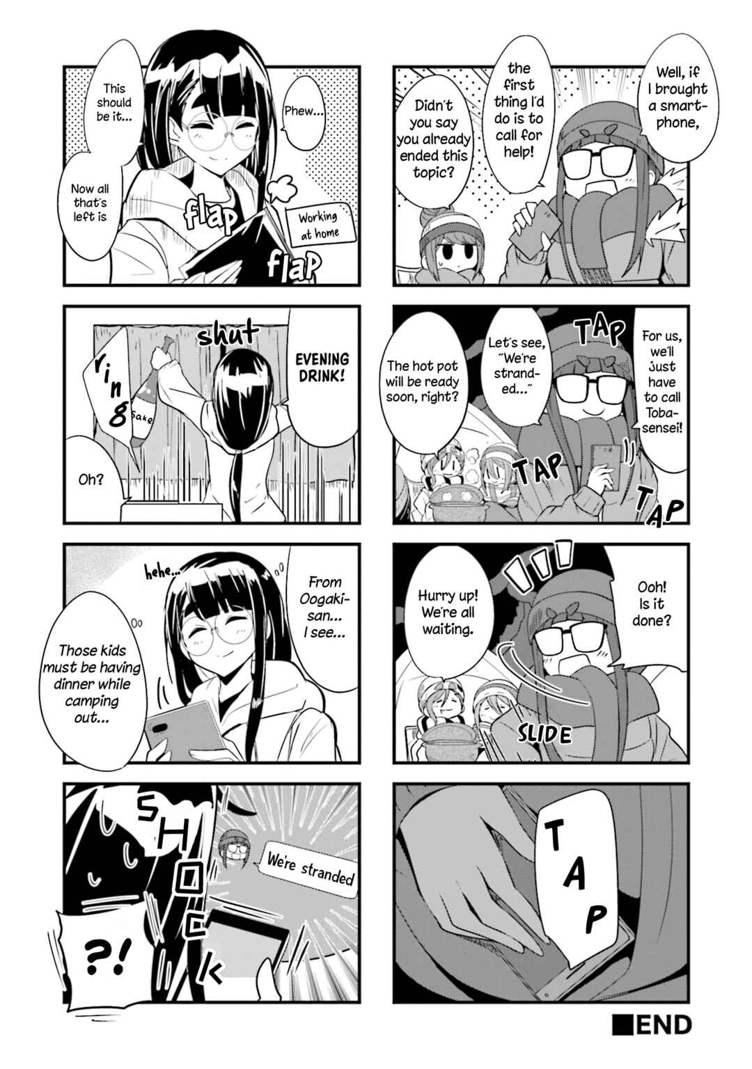 Page 8 Chapter 19 Yuru Camp △ Anthology Comic