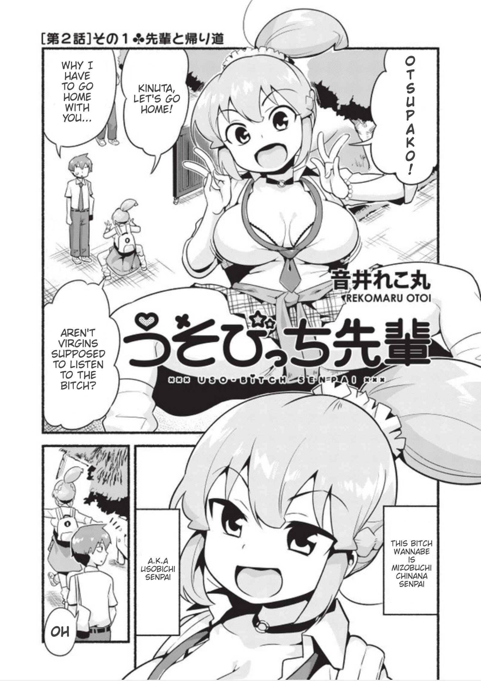 Page 1 Chapter 2 Uso-Bitch Senpai
