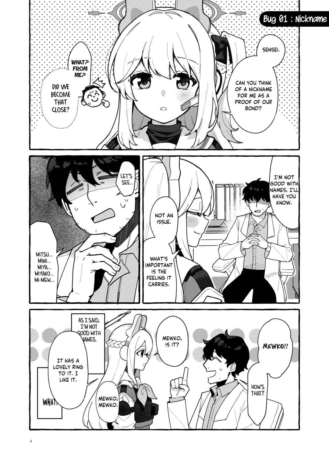 Page 3 Chapter Unknown_278f Blue Archive - Kyorikan Bug no Usagi (Doujinshi)