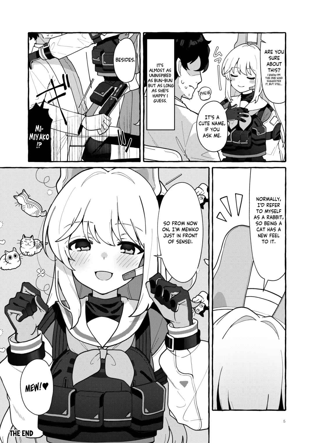 Page 4 Chapter Unknown_278f Blue Archive - Kyorikan Bug no Usagi (Doujinshi)