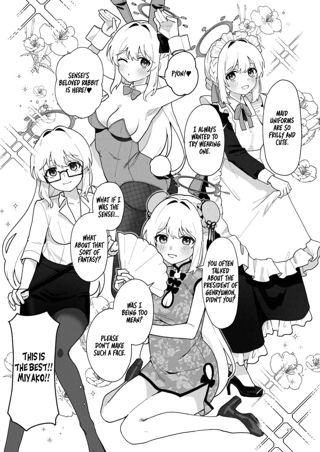 Page 42 Chapter Unknown_278f Blue Archive - Kyorikan Bug no Usagi (Doujinshi)