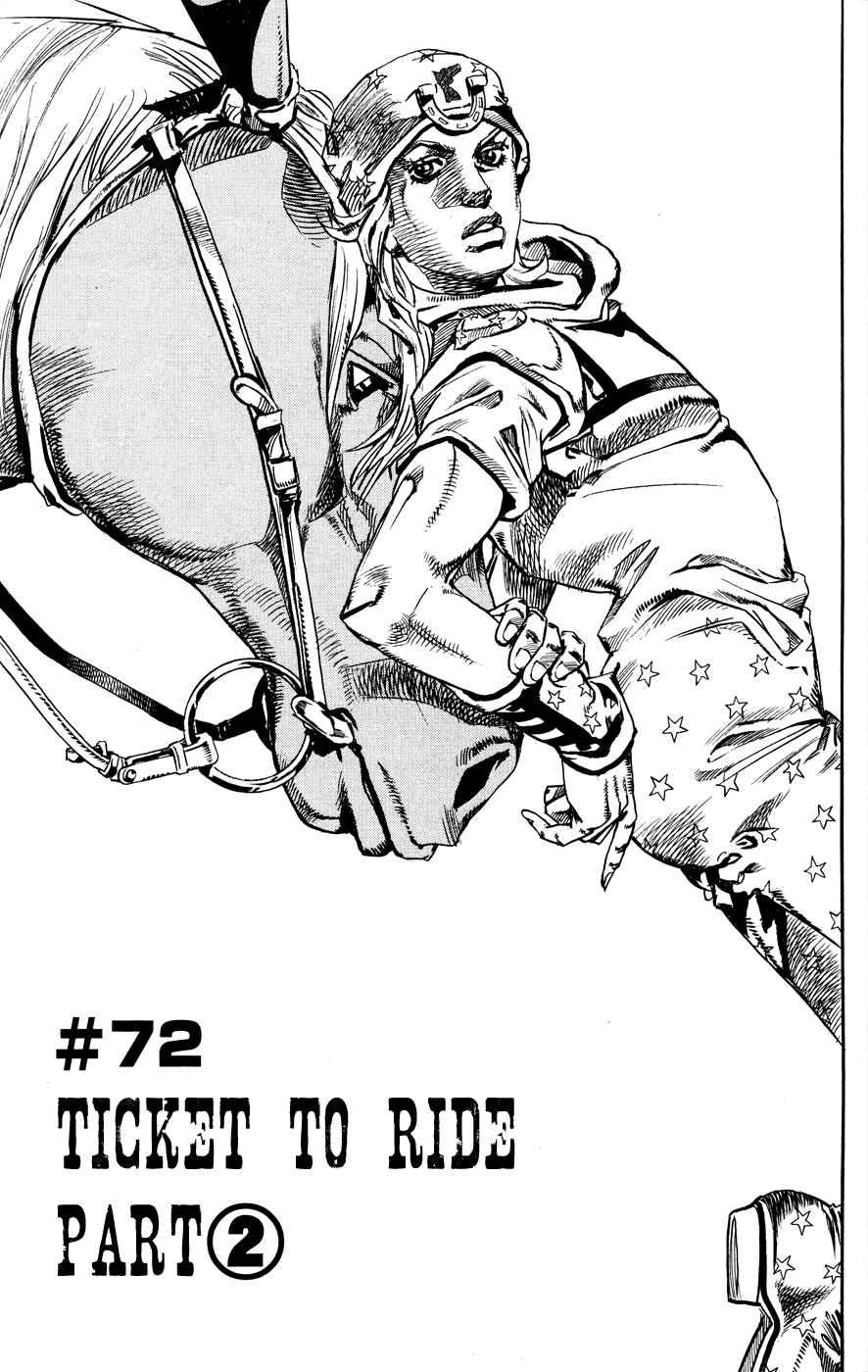 Page 1 Chapter 72 JoJos Bizarre Adventure Part 7 - Steel Ball Run