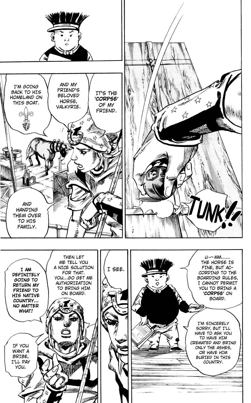 Page 35 Chapter 95 JoJos Bizarre Adventure Part 7 - Steel Ball Run