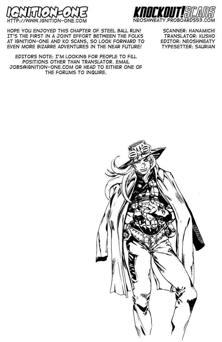 Page 37 Chapter 12 JoJos Bizarre Adventure Part 7 - Steel Ball Run